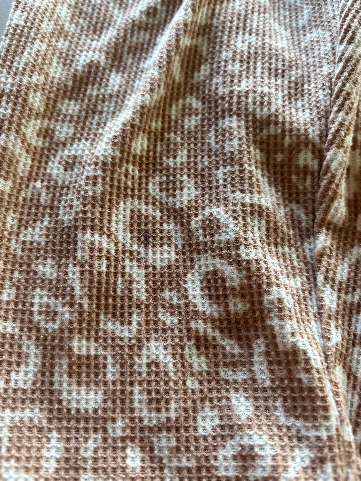 2pc Pinkish Taupe Leopard Set
