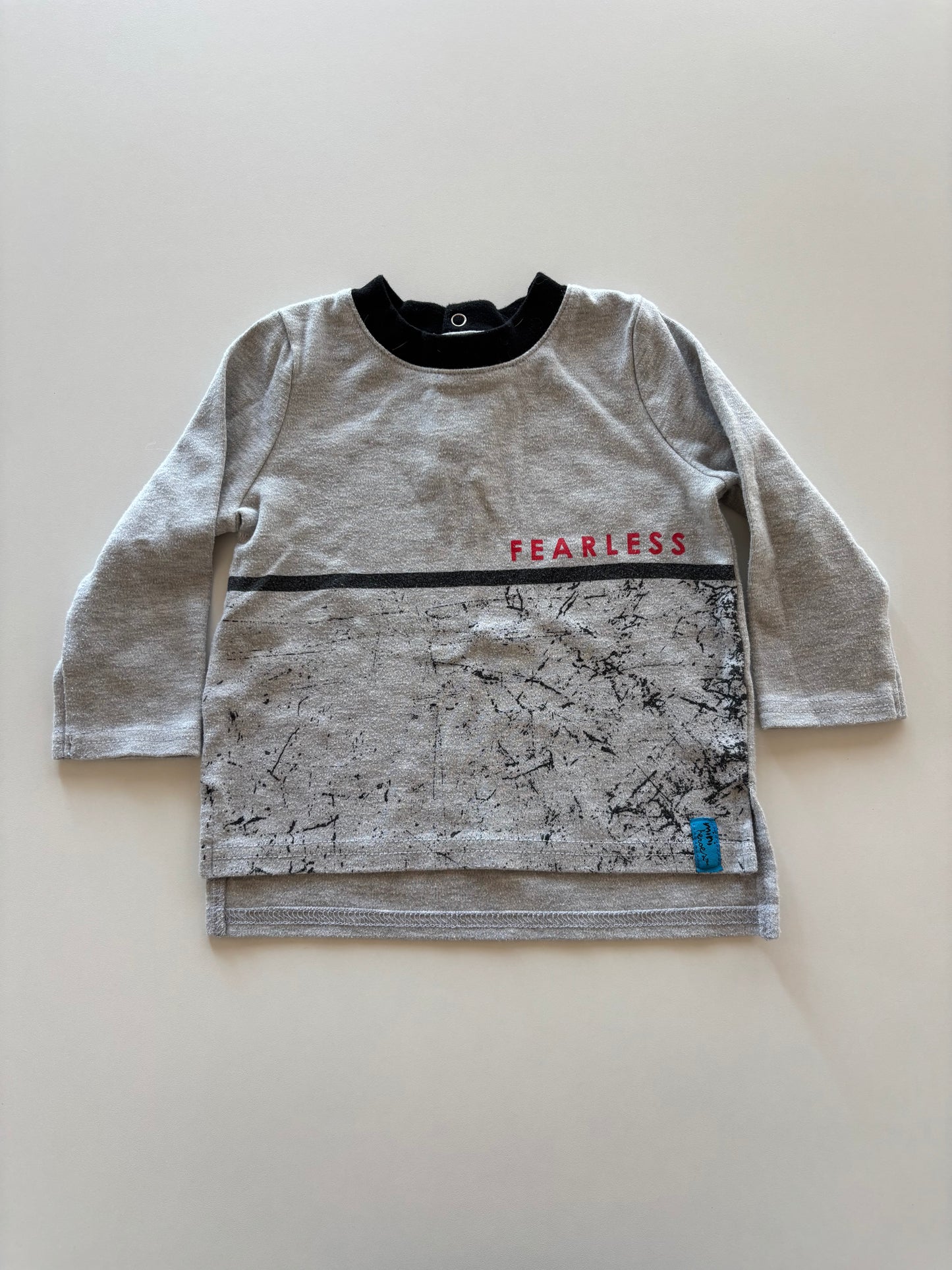 Soft Grey Fearless Shirt