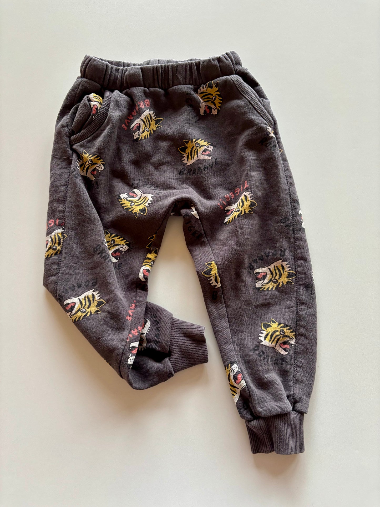 Charcoal Tiger Joggers