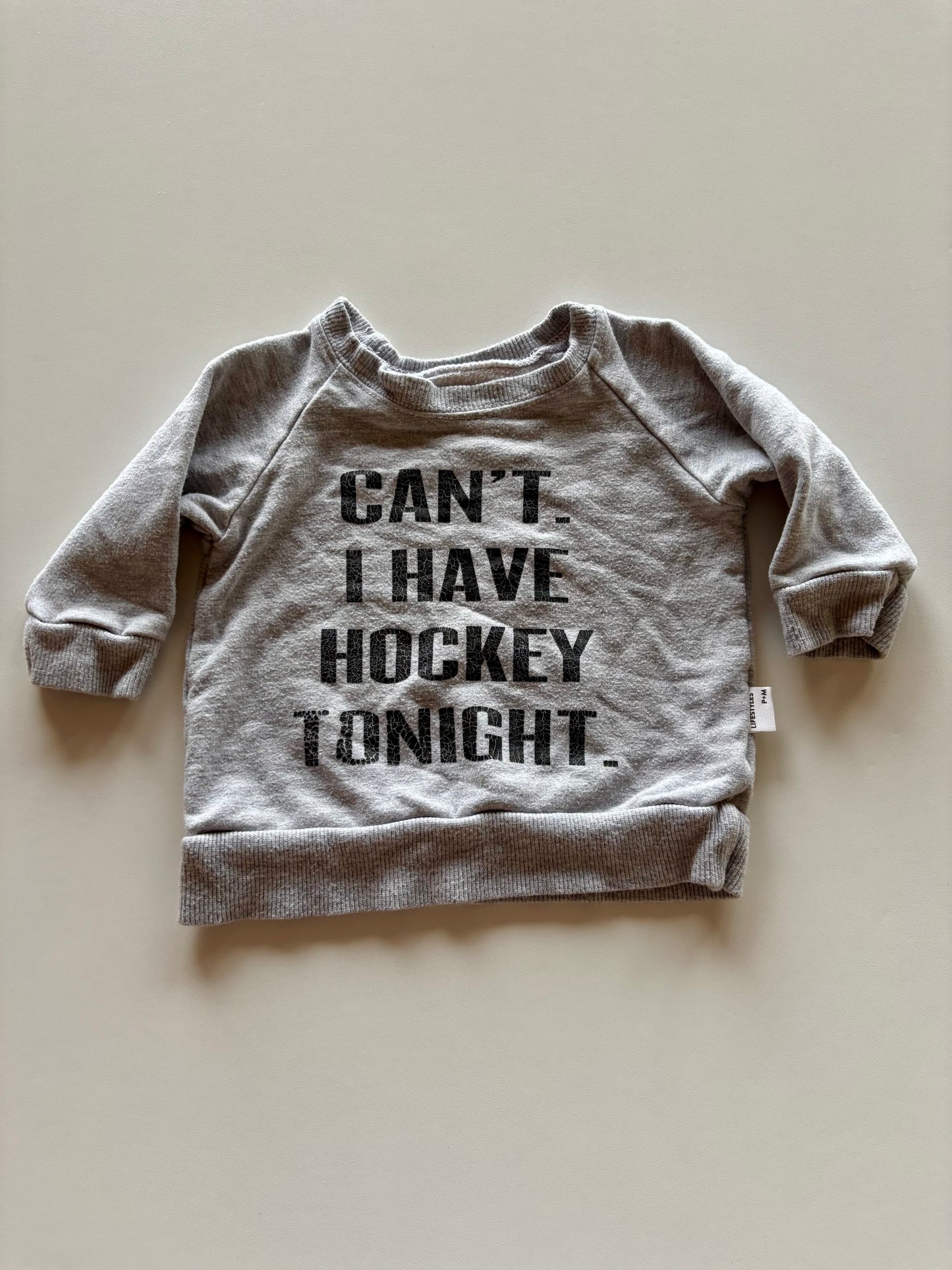 Grey Have Hockey Tonight Crewneck