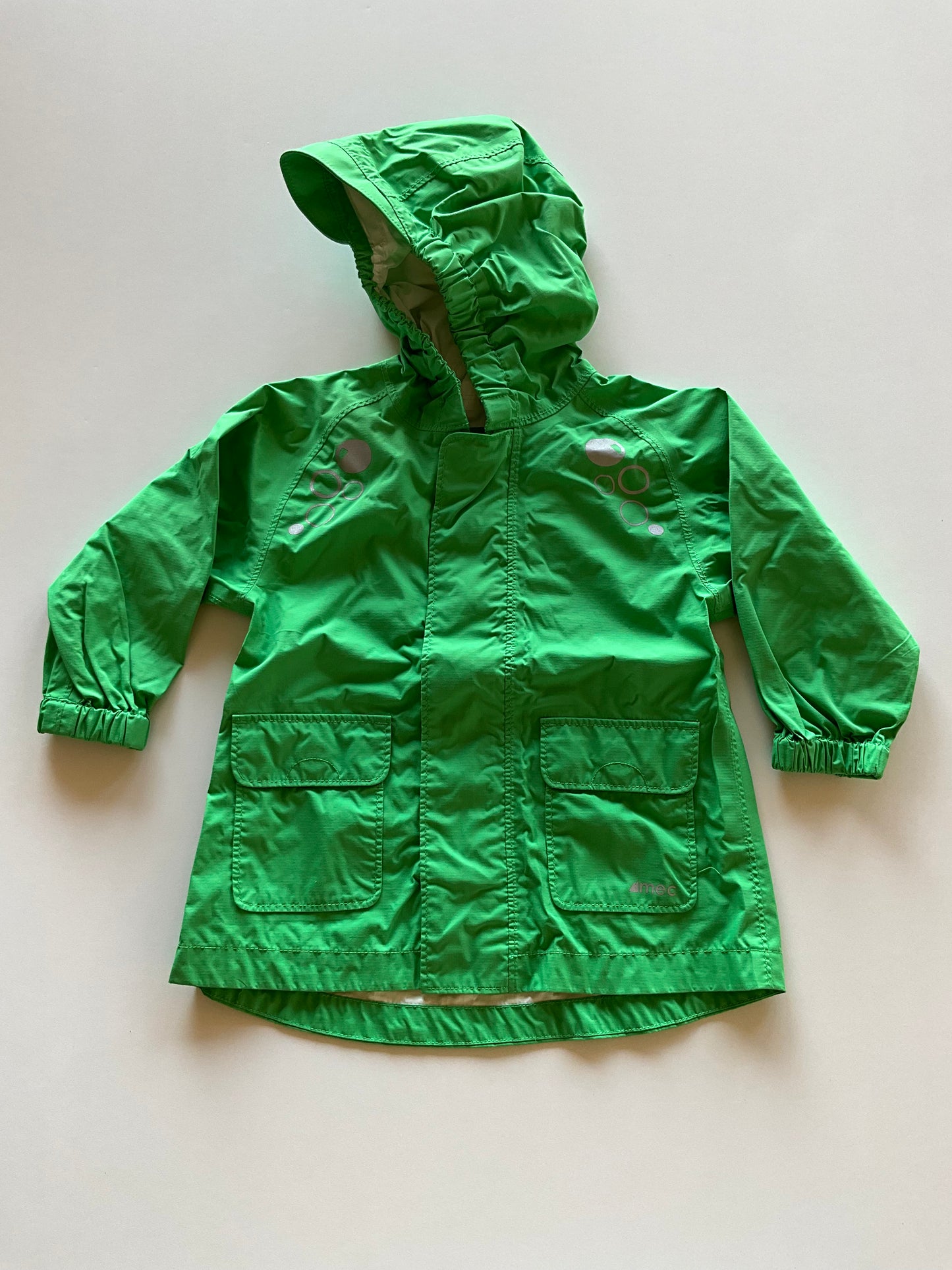 Green MEC Rain Jacket