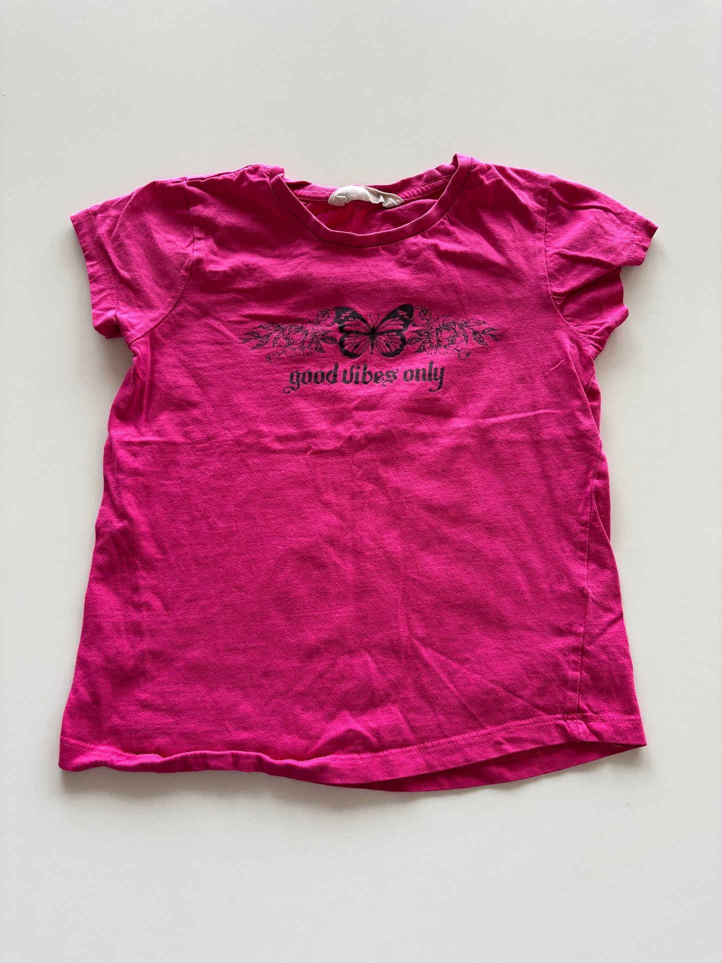 Pink Good Vibes Only Tee