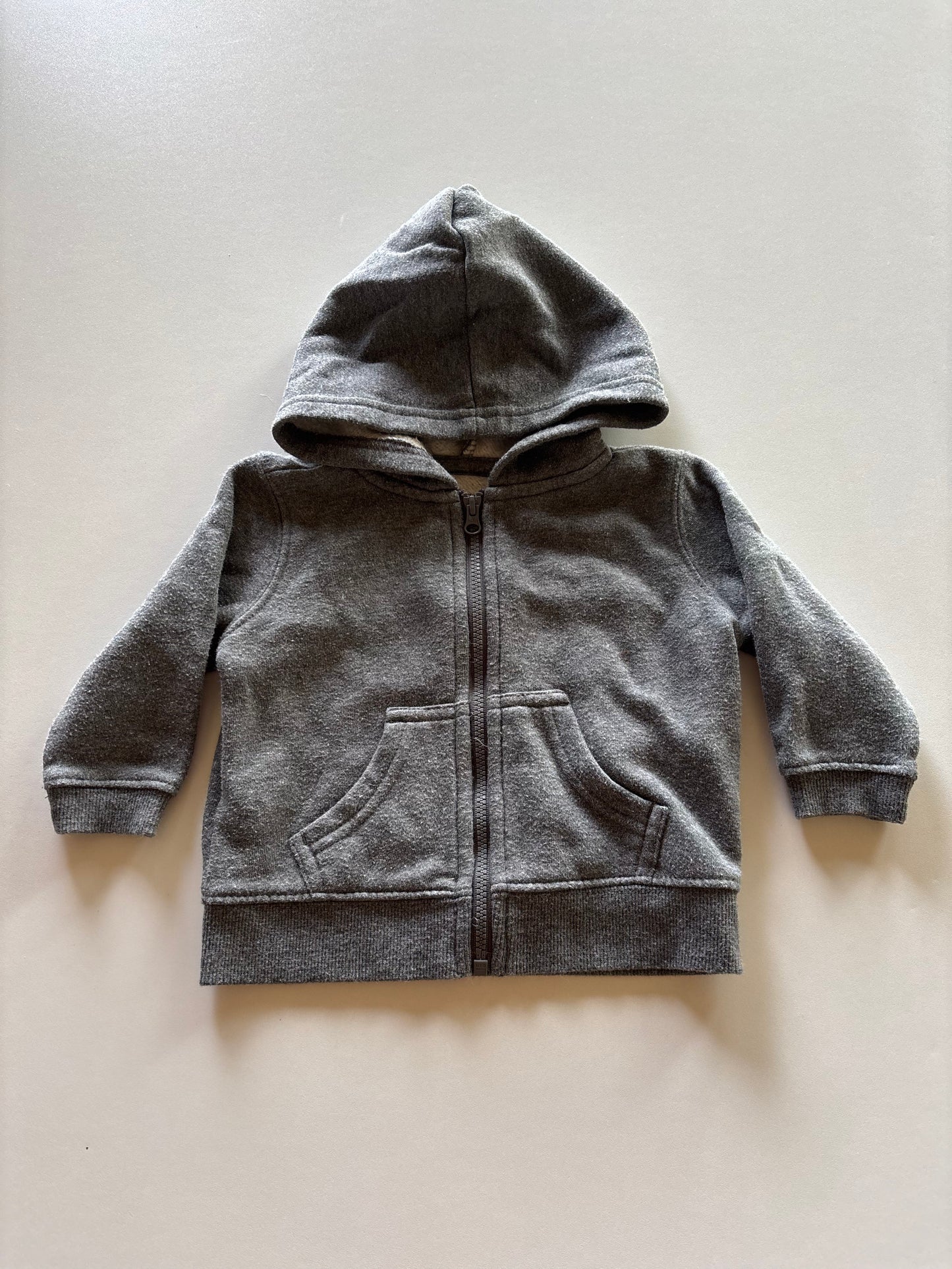 Grey Zip Up Hoodie