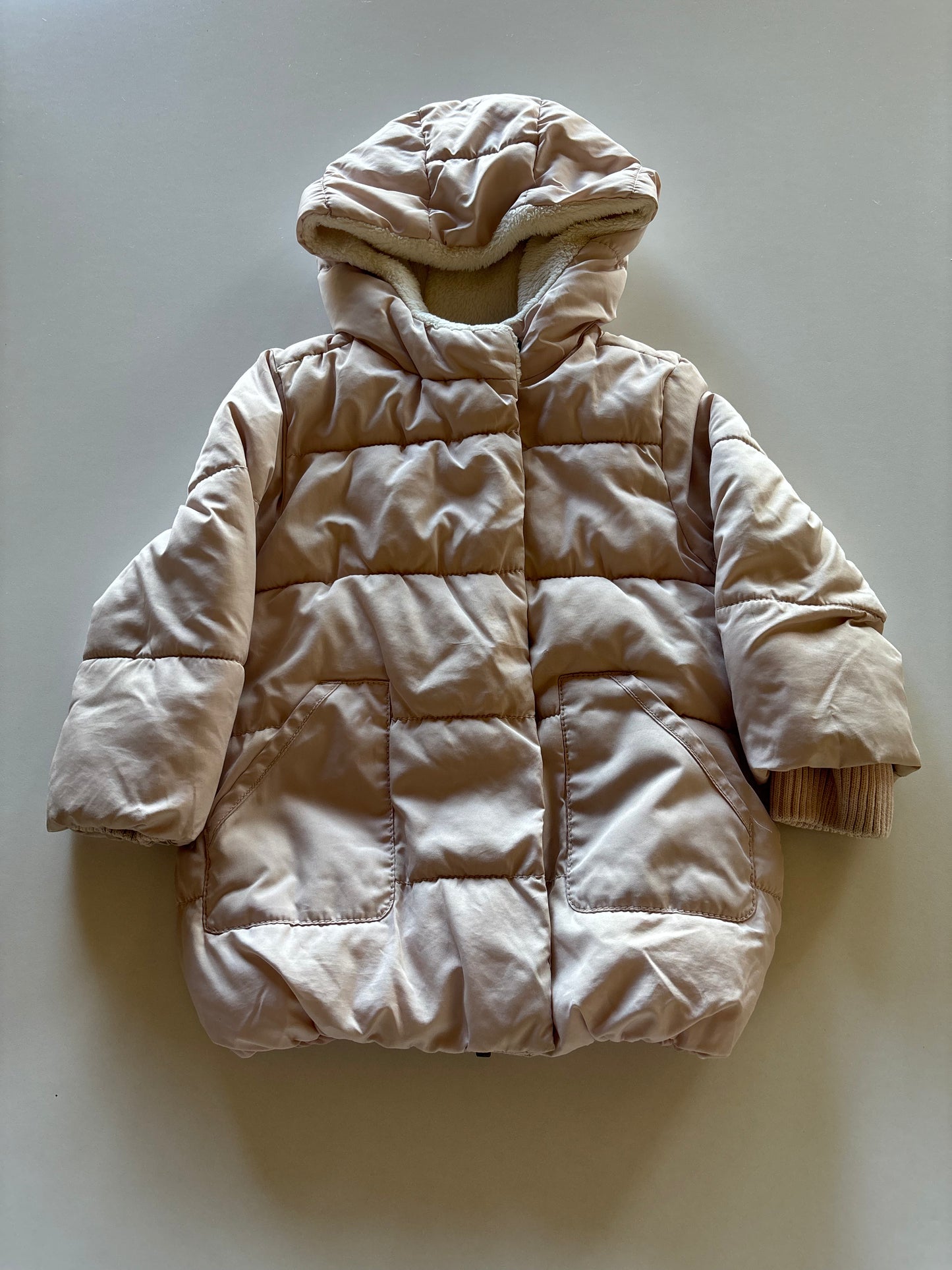 Light Pink Puffer Jacket