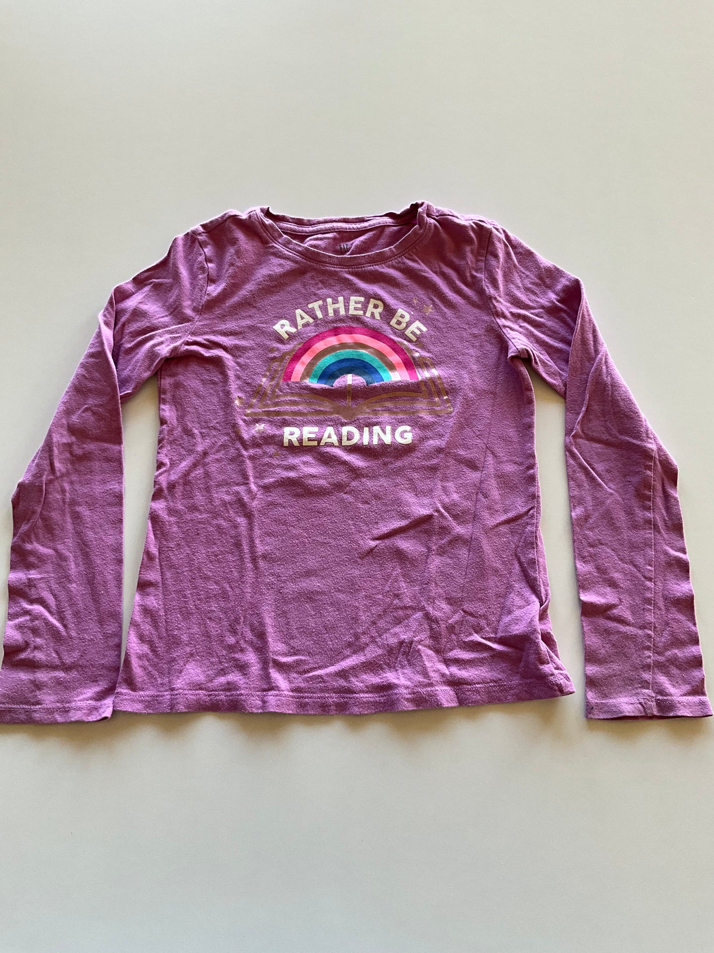 Purple "Rather Be Reading" Shirt