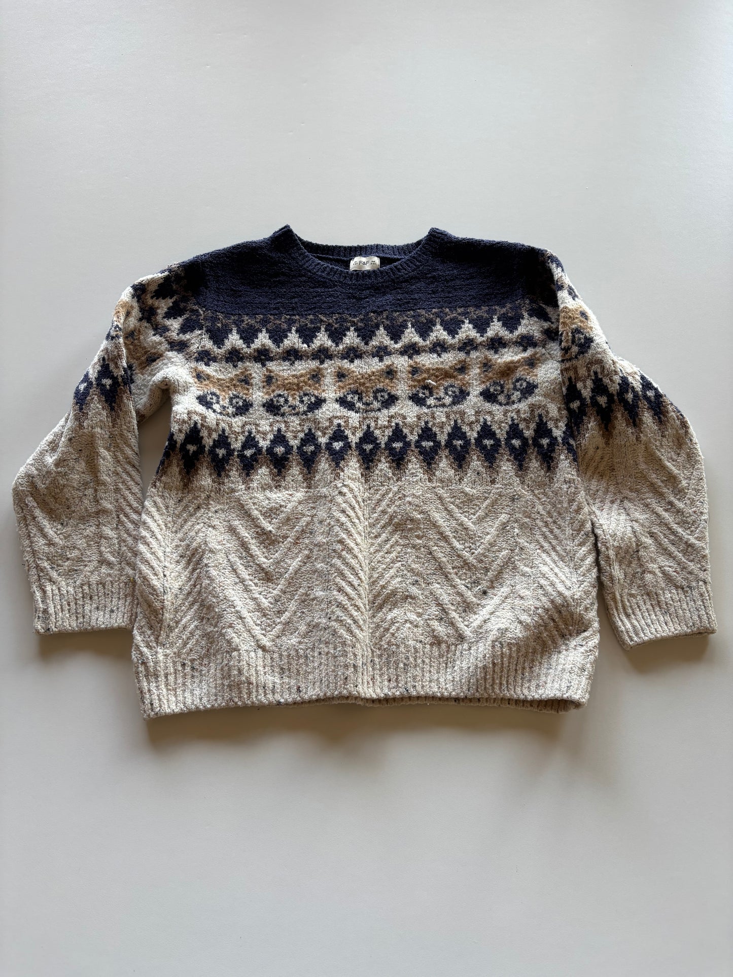 Knit Raccoon Sweater