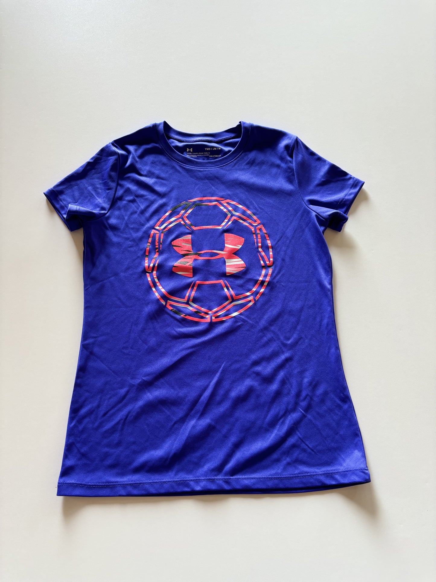 Purple UA Soccer Athletic Tee