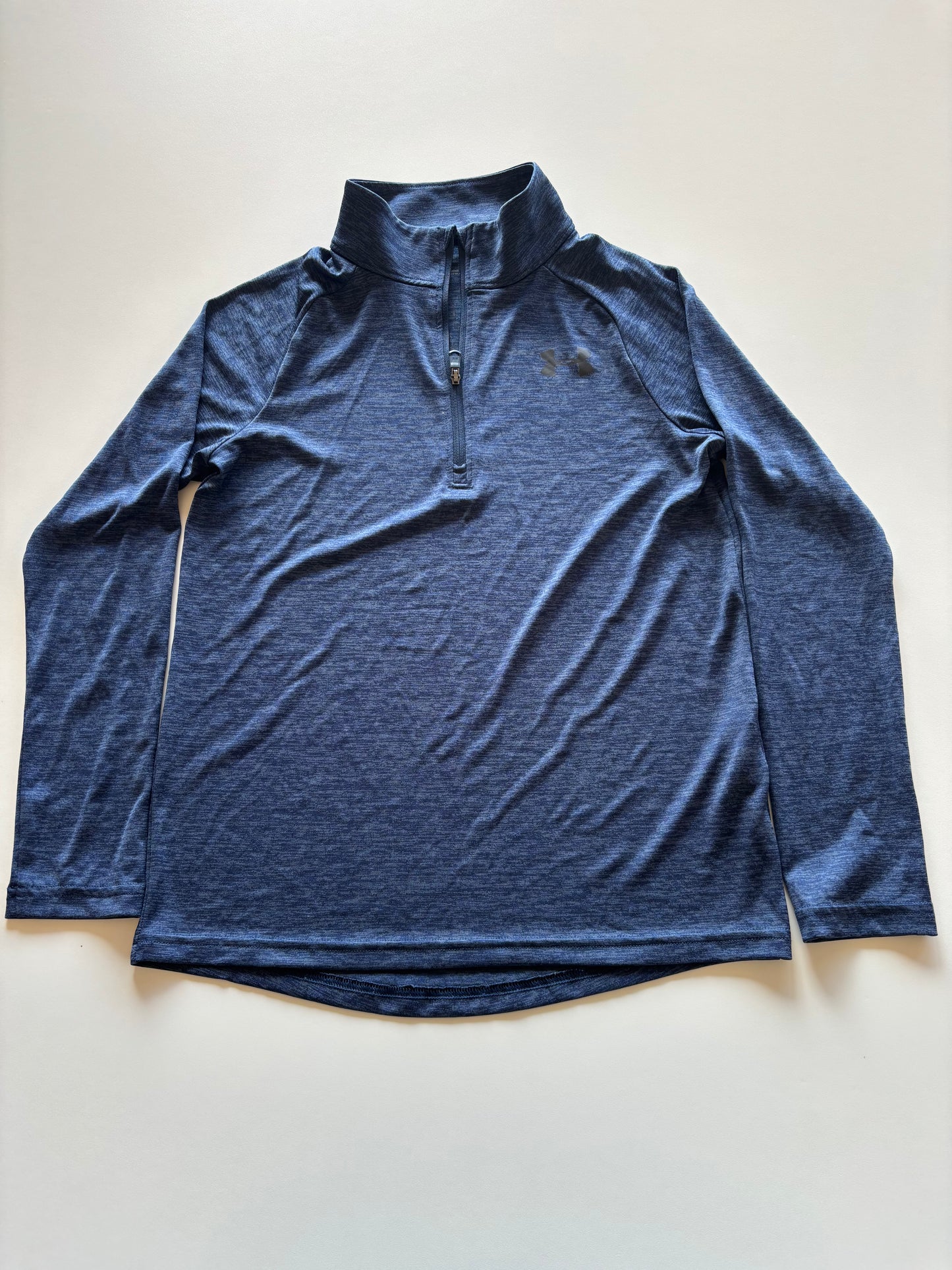 Blue Melange UA Quarter Zip