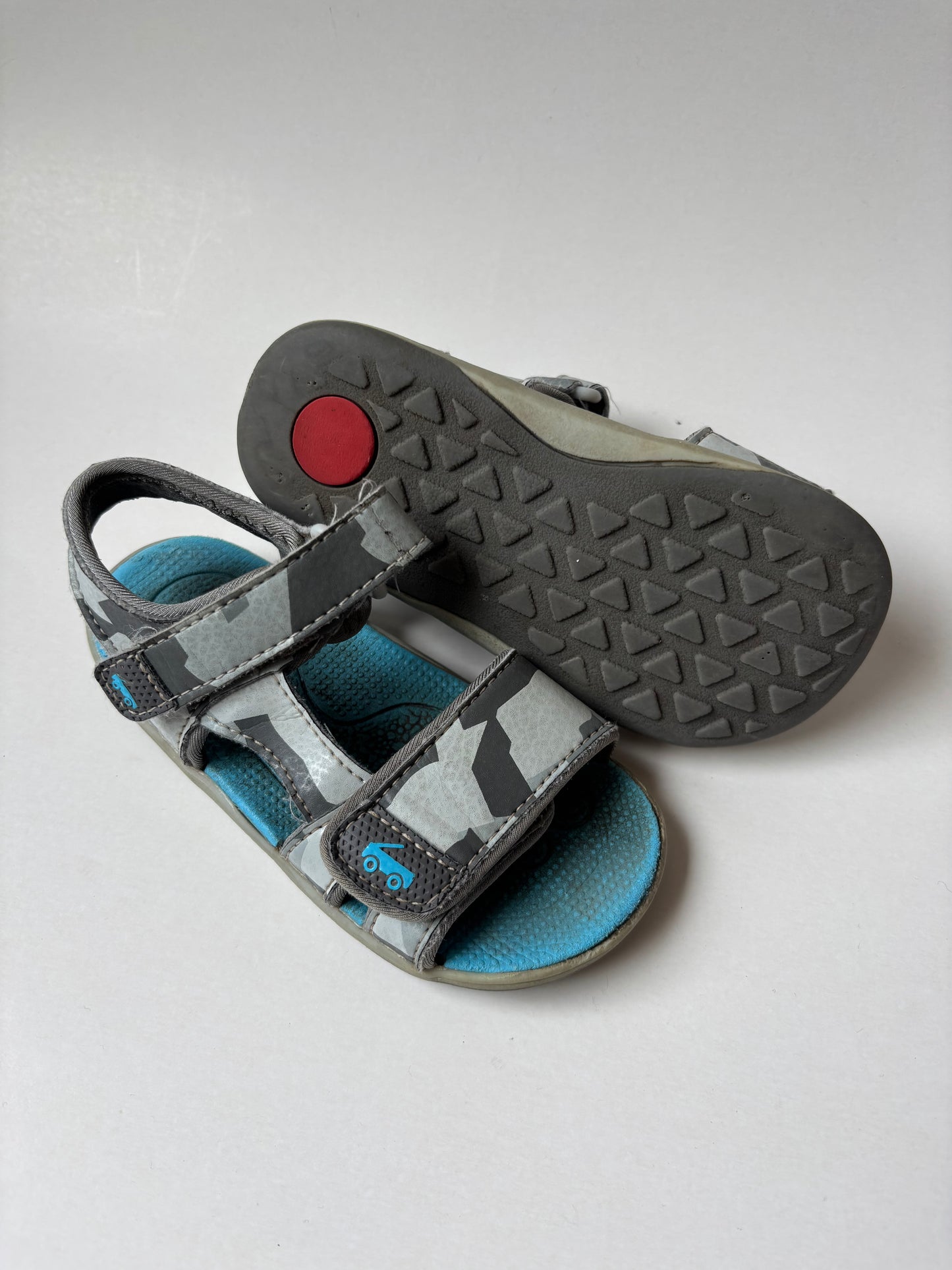 Blue & Grey Sandals