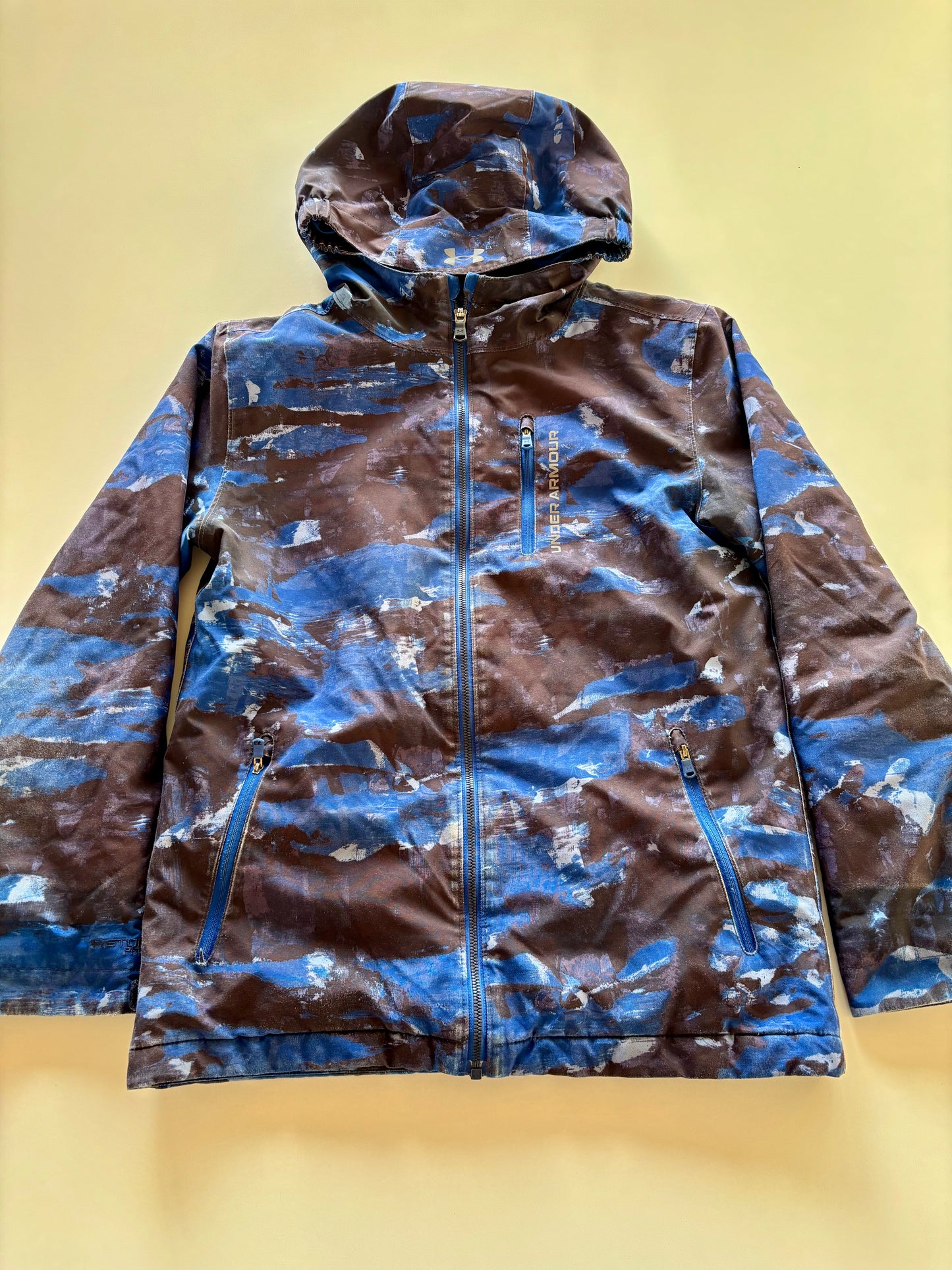 Black & Blue Camo UA Winter Jacket