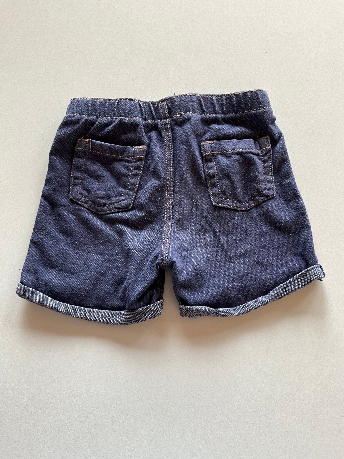 Denim Jeggings Shorts