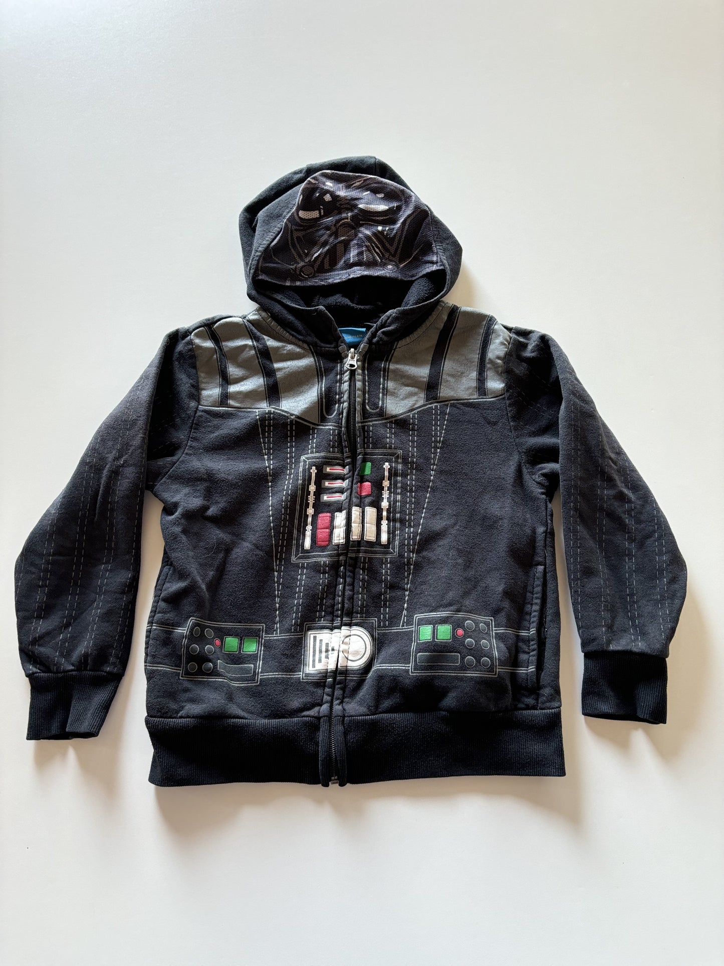 Darth Vader Zip Up Hoodie with Mesh Mask