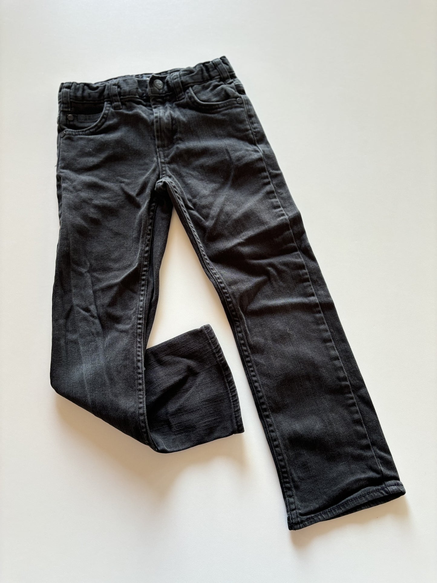 Black Straight Fit Denim