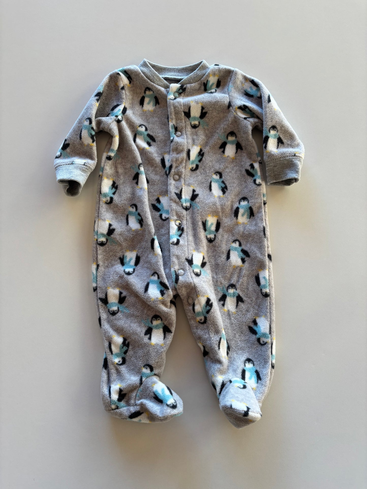 Grey Fleece Penguin Sleeper