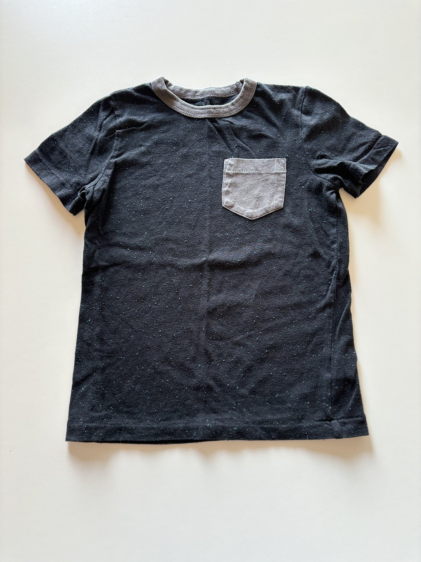Black Pocket Tee
