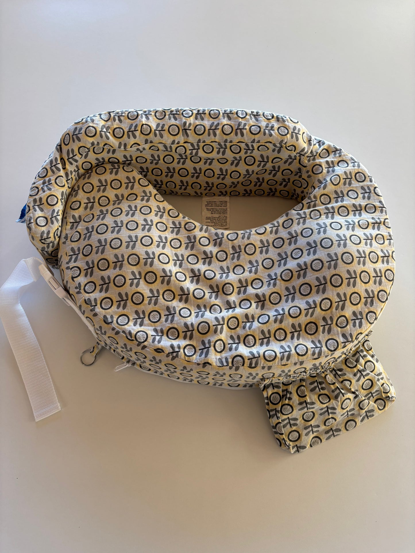 Yellow & Grey Nursing Pillow