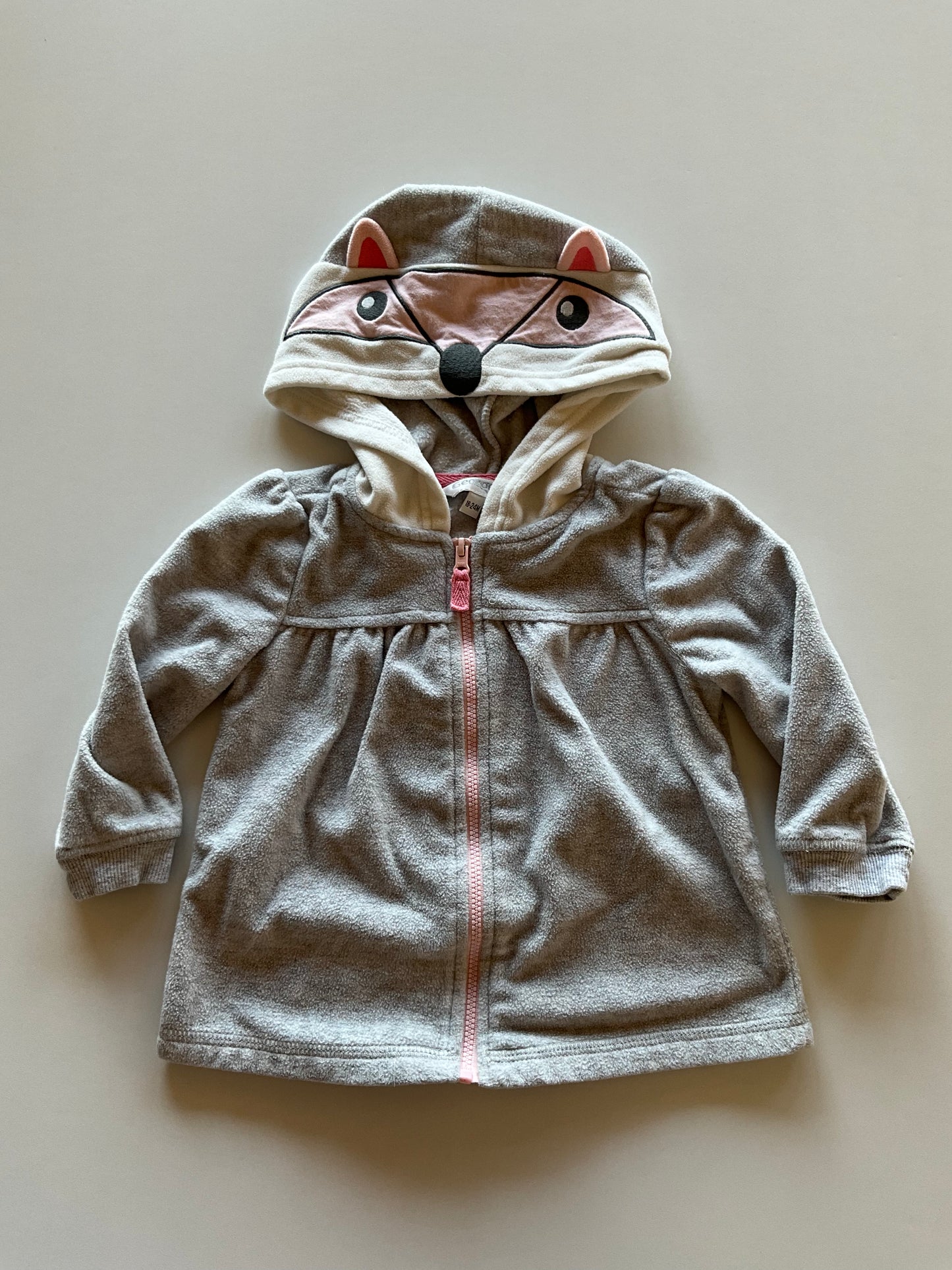 Grey Fox Fleece Zip Up