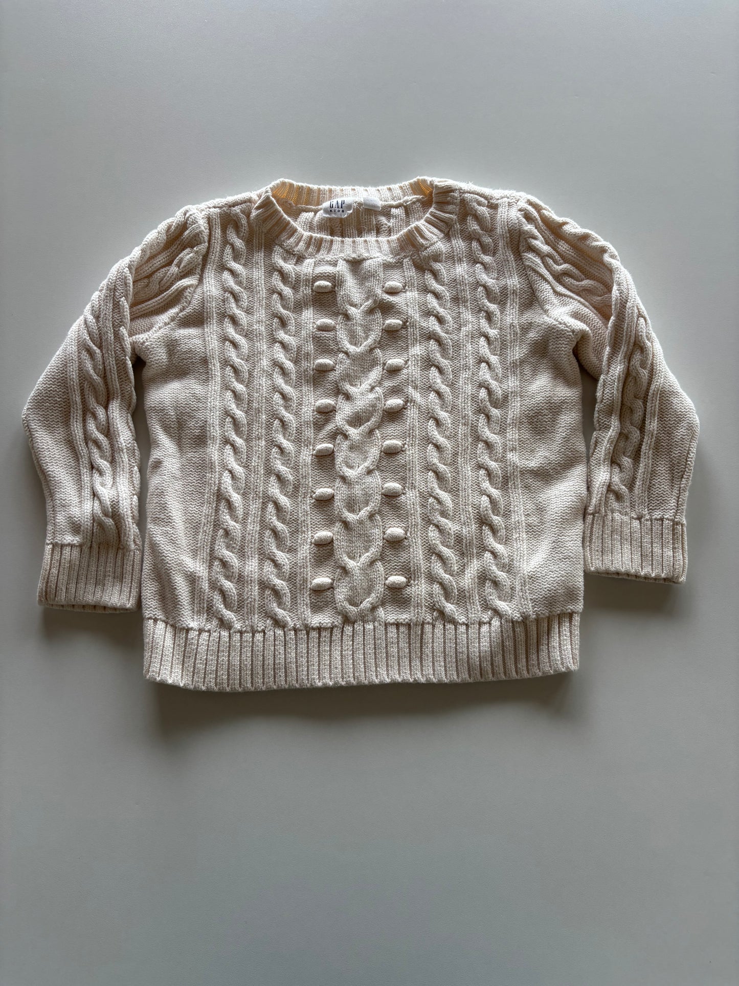Cream Cableknit Sweater
