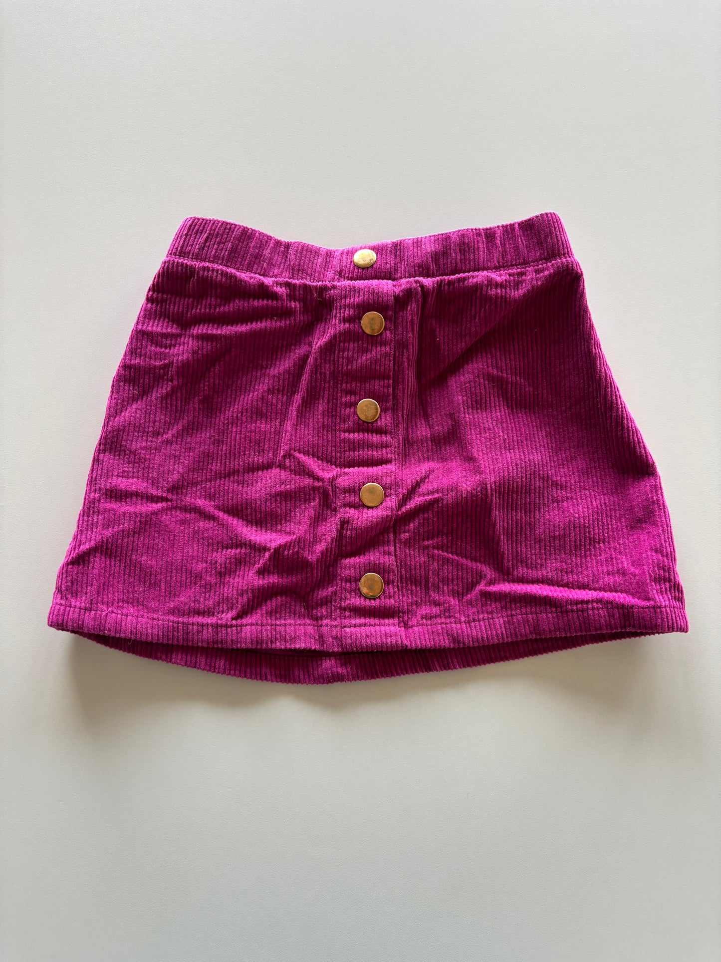 Pinkish Purple Corduroy Skirt
