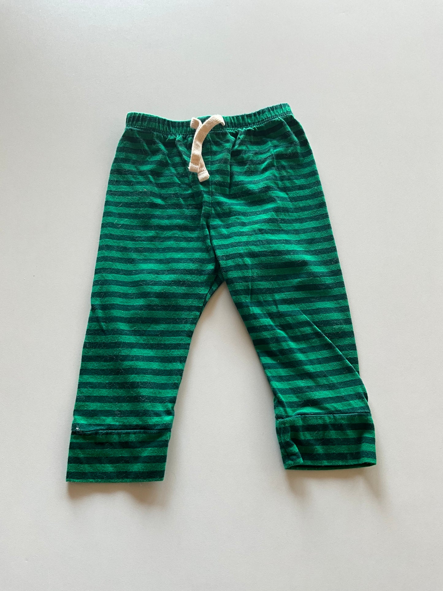 Green Striped Pants