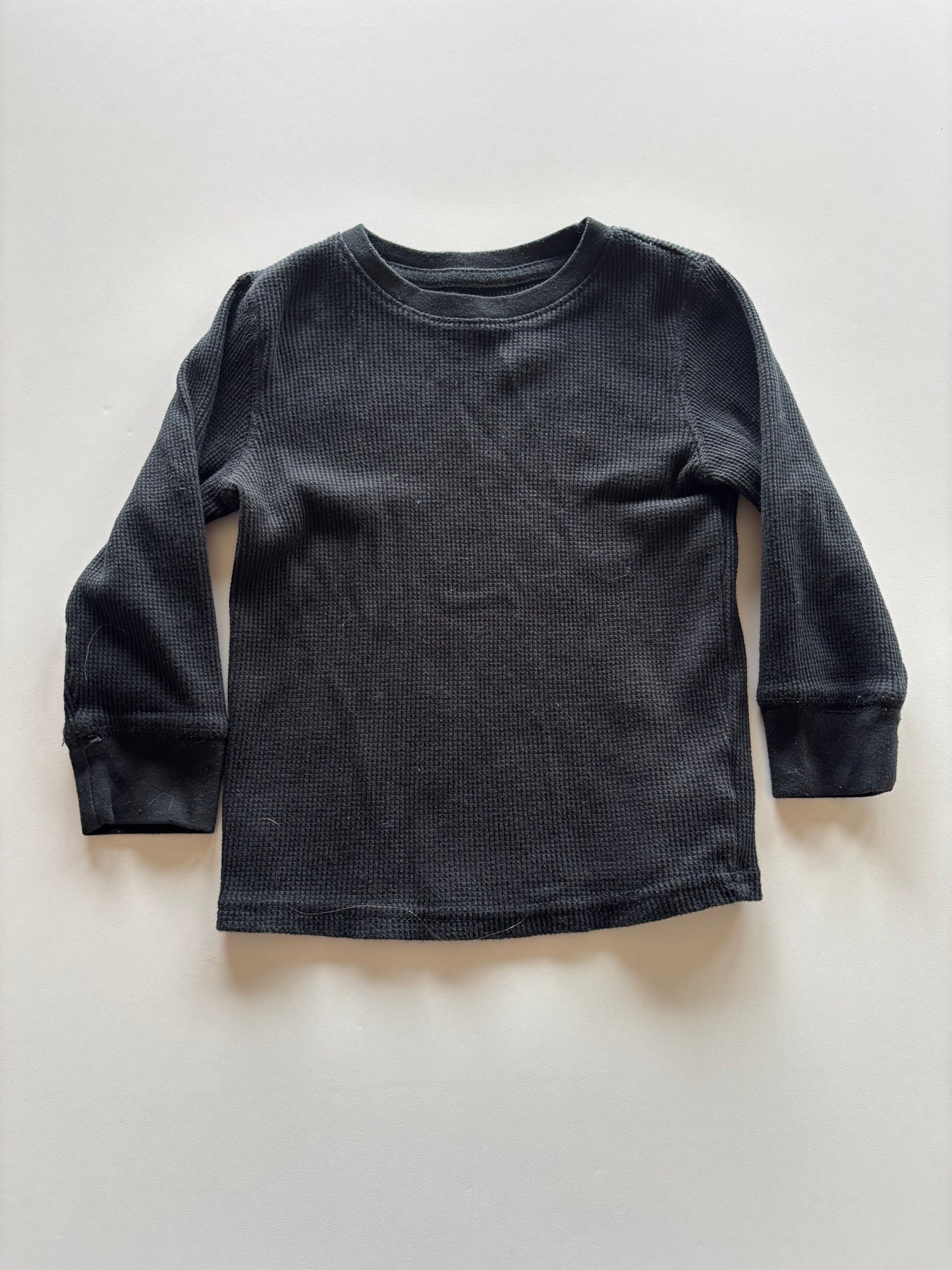Black Waffle Shirt