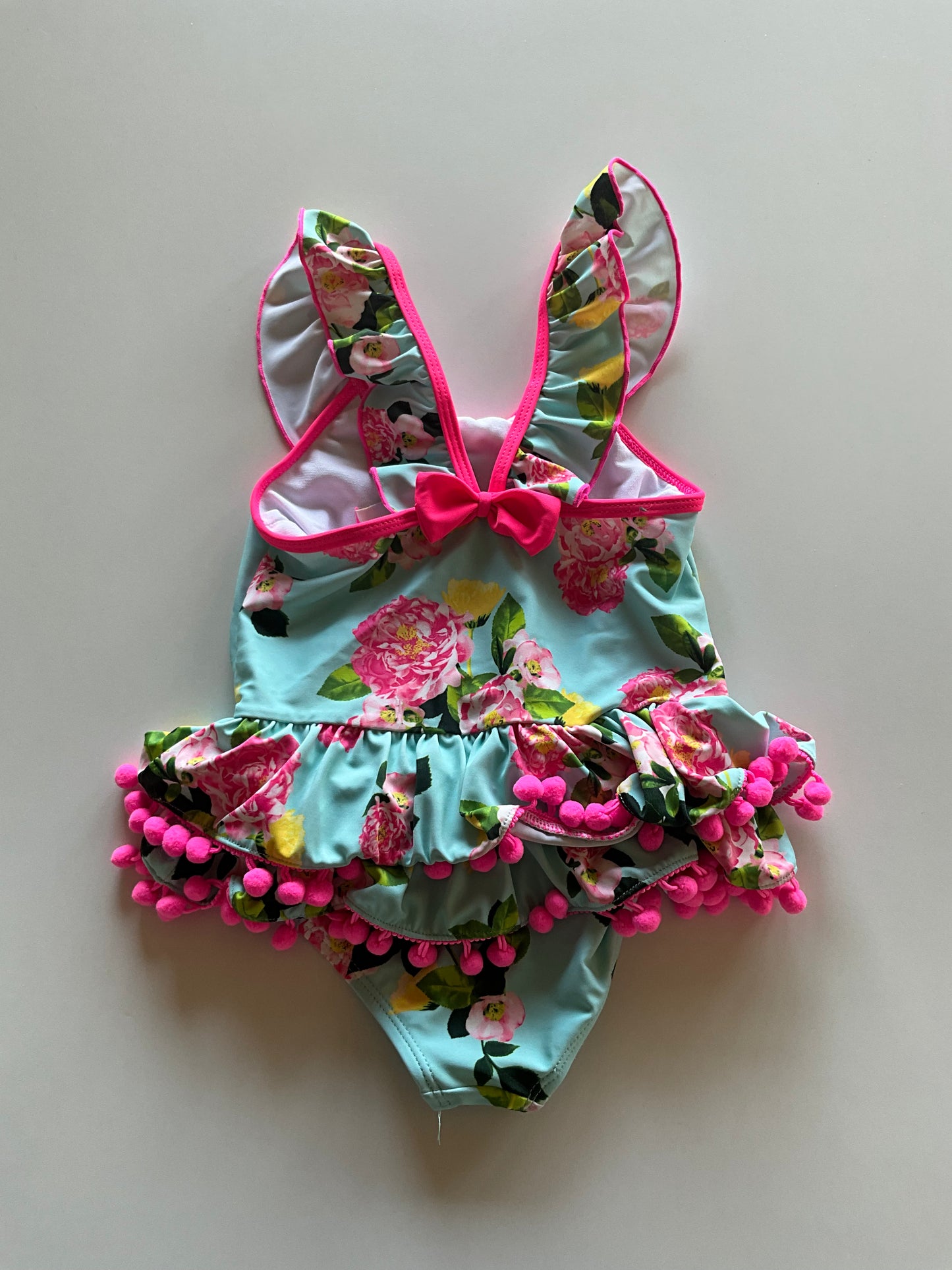 Floral Swim Suit with Tutu