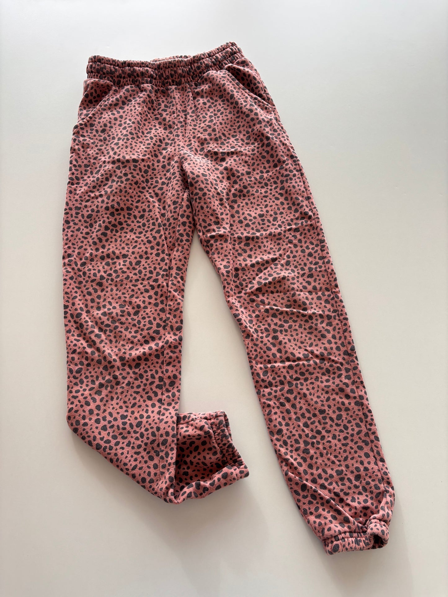 Pink Patterned Joggers