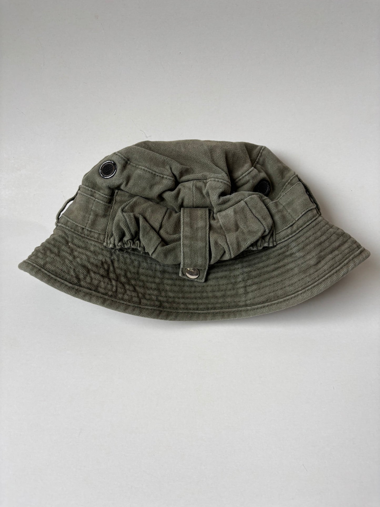Olive Cargo Bucket Hat