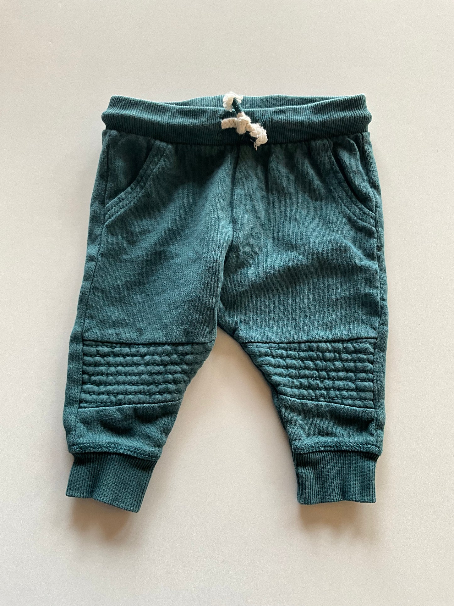 Green Moto Joggers