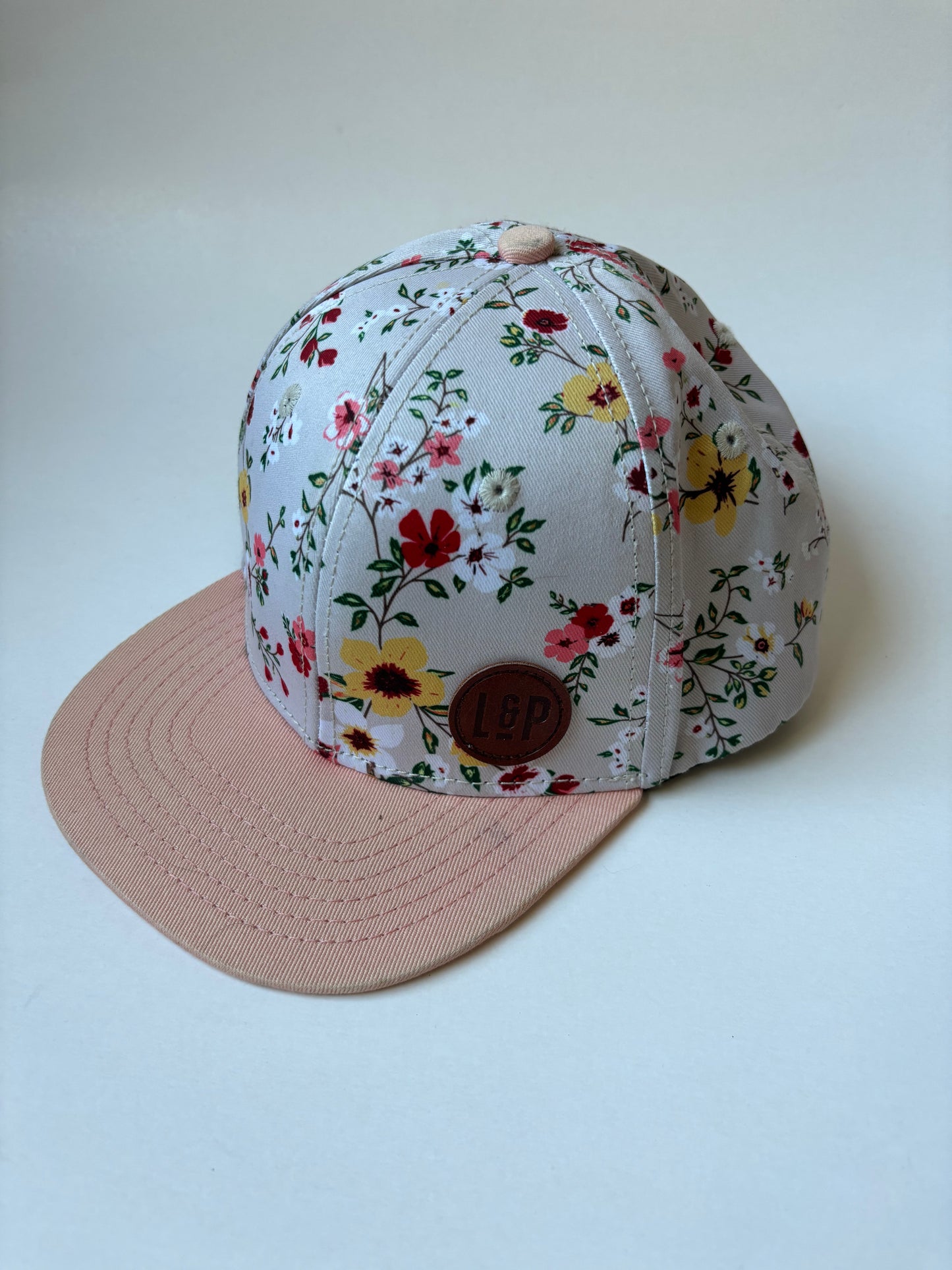 Floral Flat Brim Hat