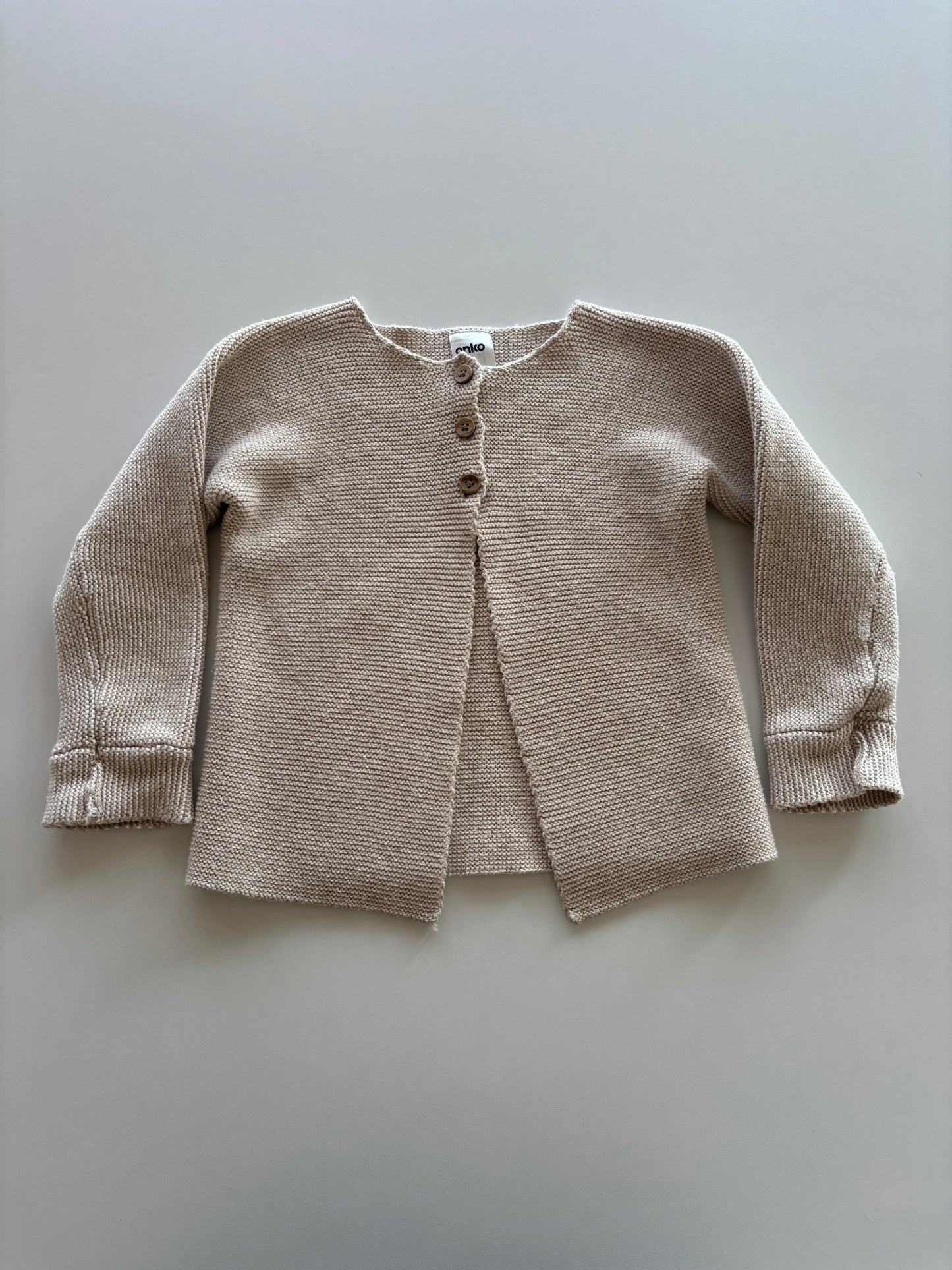 Taupe Knit Cardigan