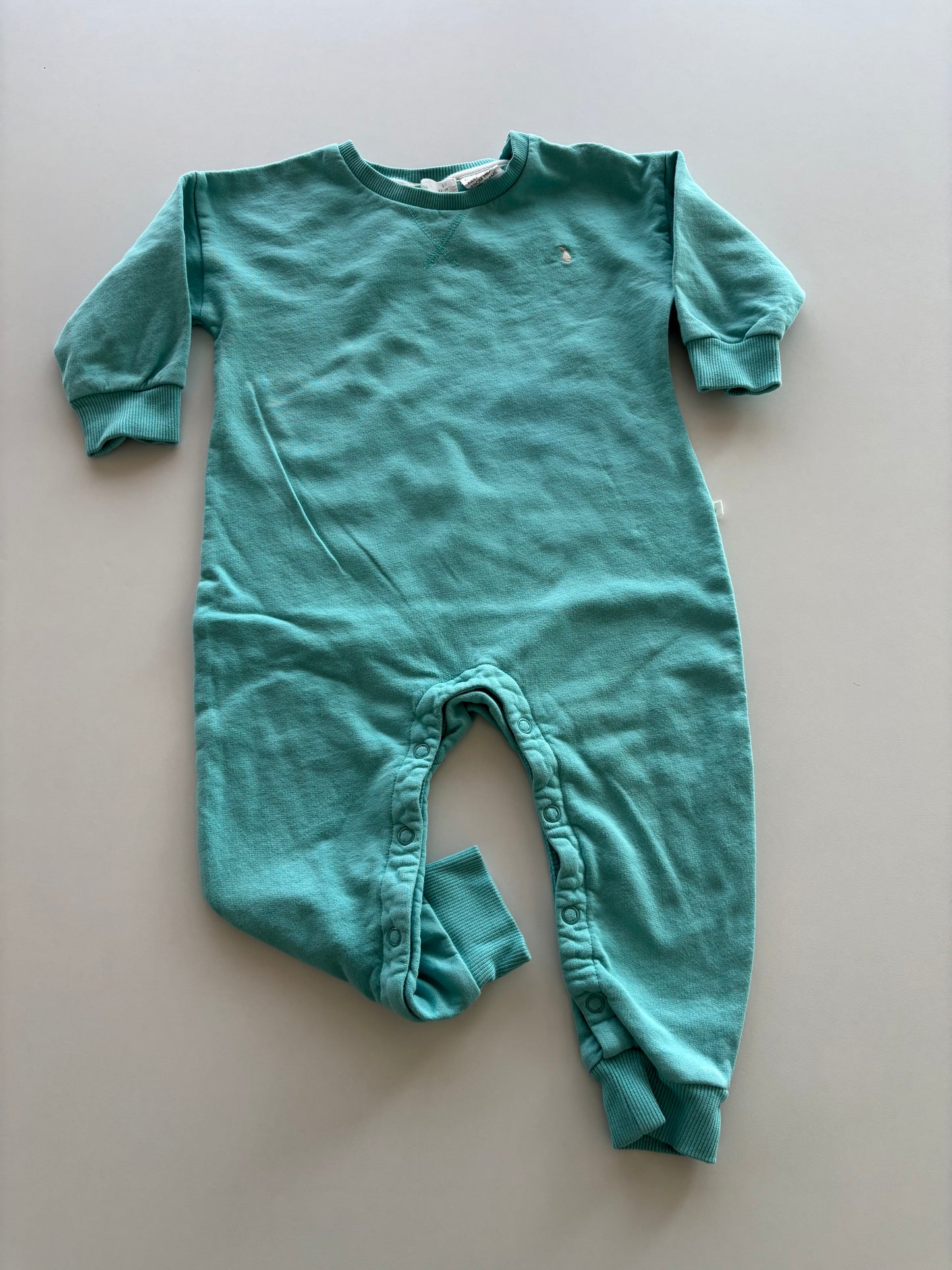 Blue Sweatsuit Romper