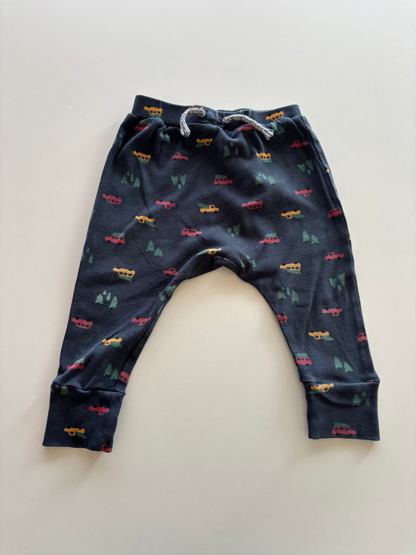 Navy Car & Tree Pants