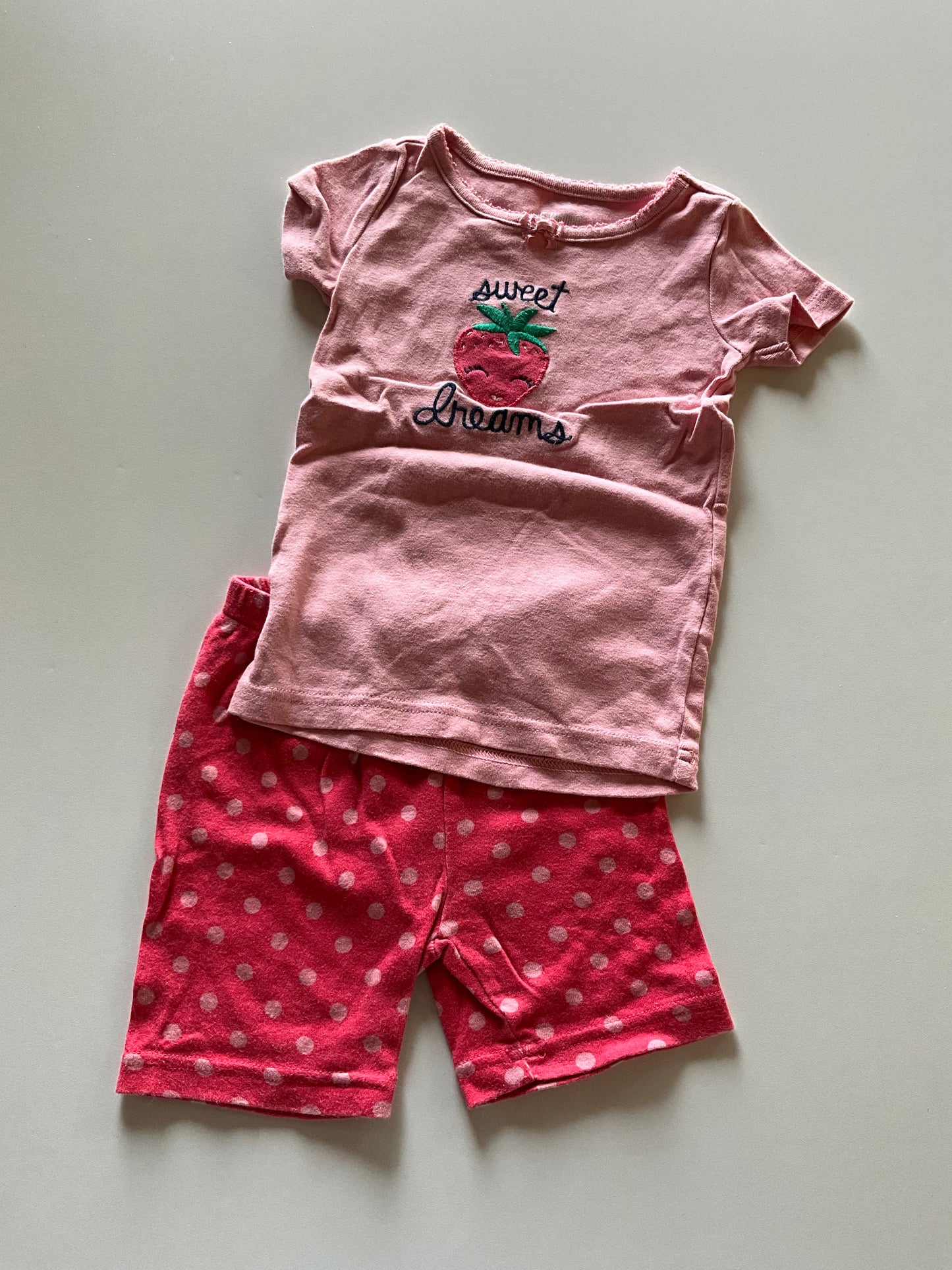 2pc Strawberry Pajamas