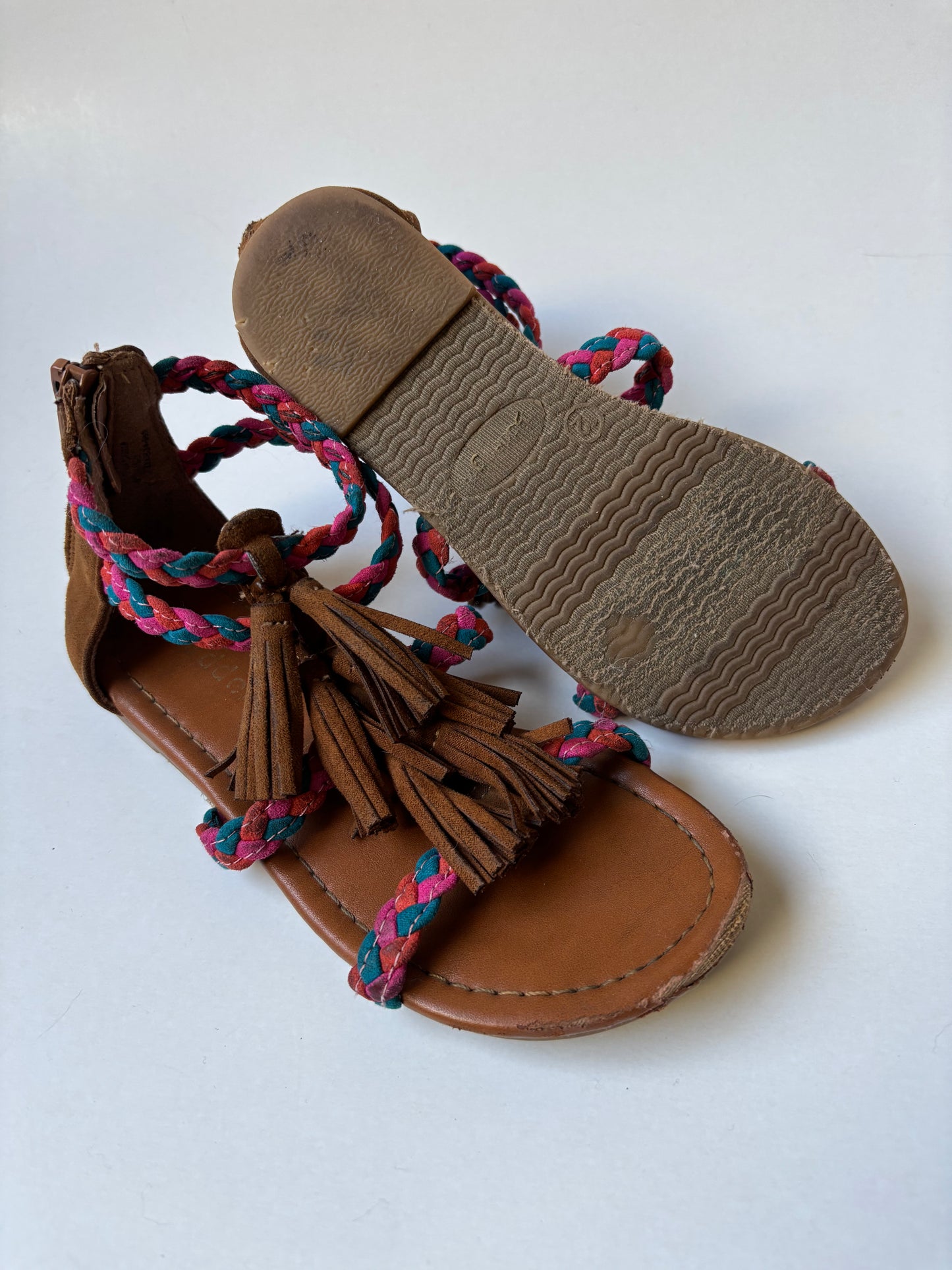 Colourful Tassel Sandals