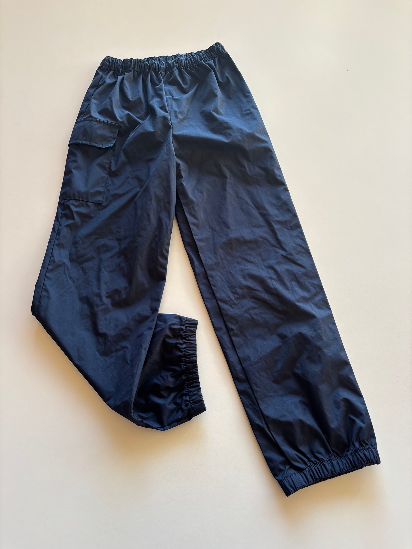 Navy Rain Pants with Hip Pocket