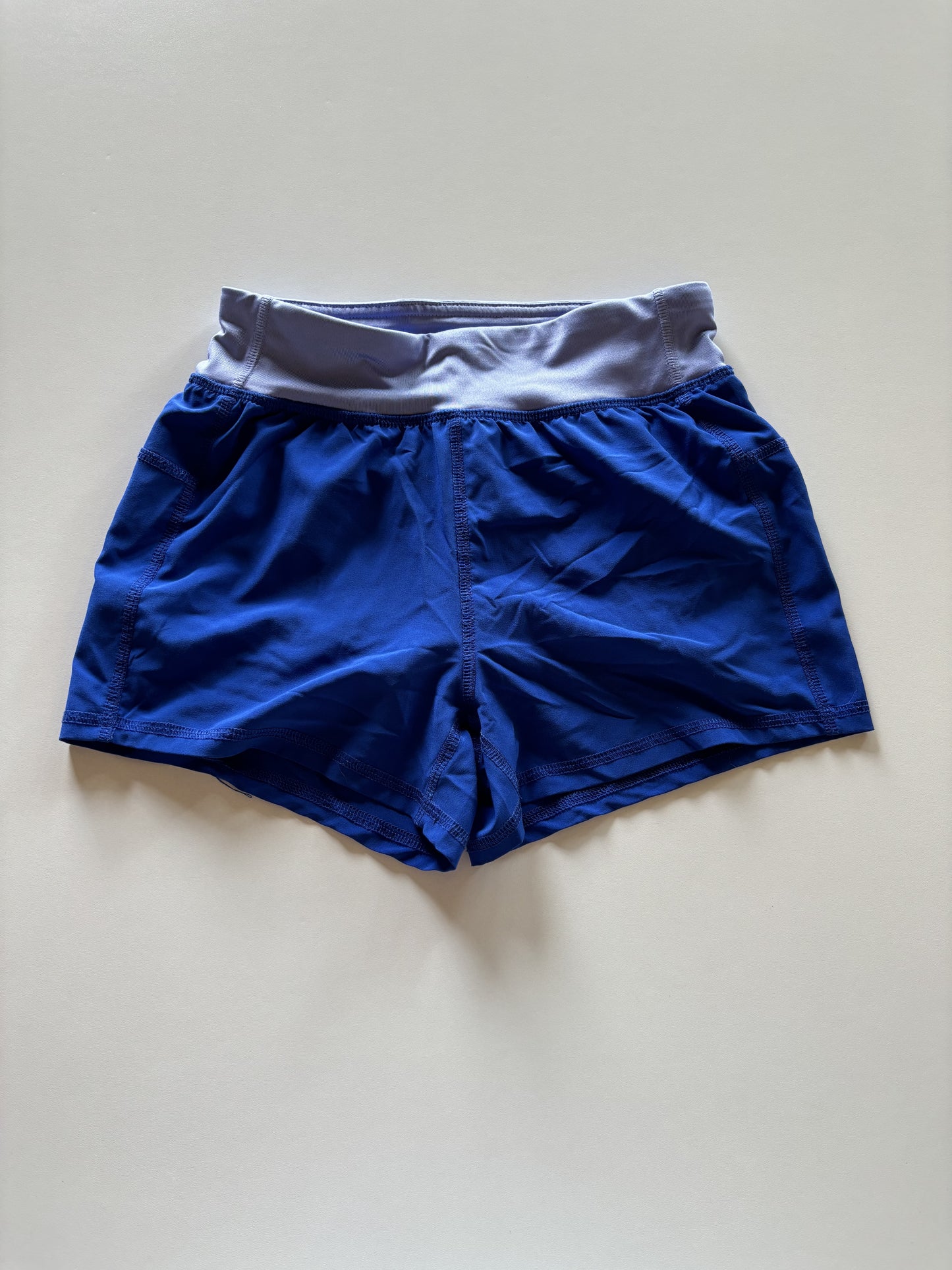 Blue Layered Athletic Shorts
