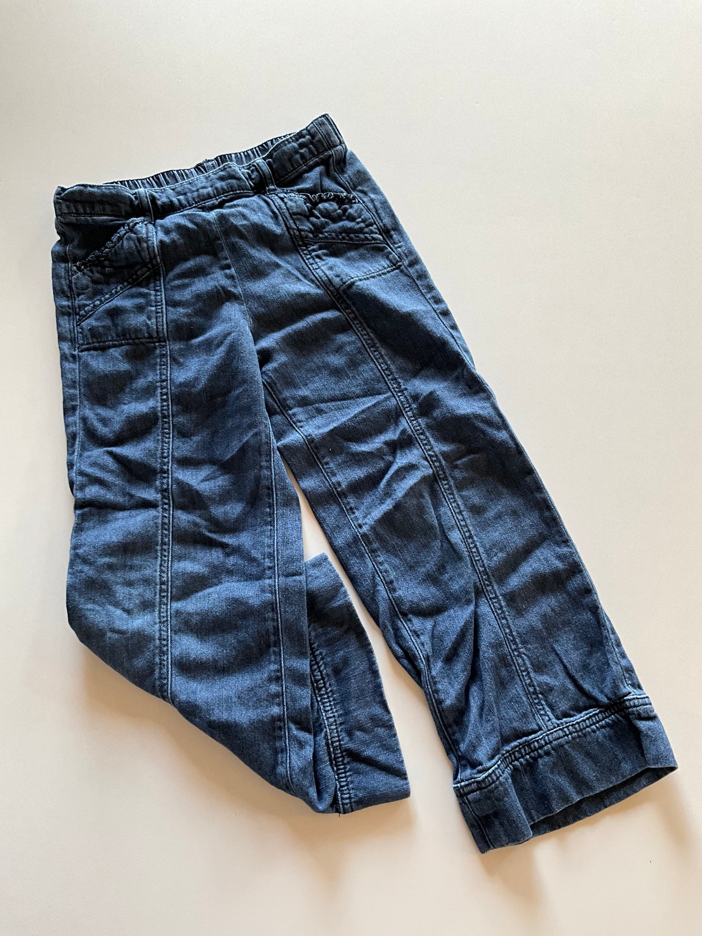 Wide Leg Denim Pants