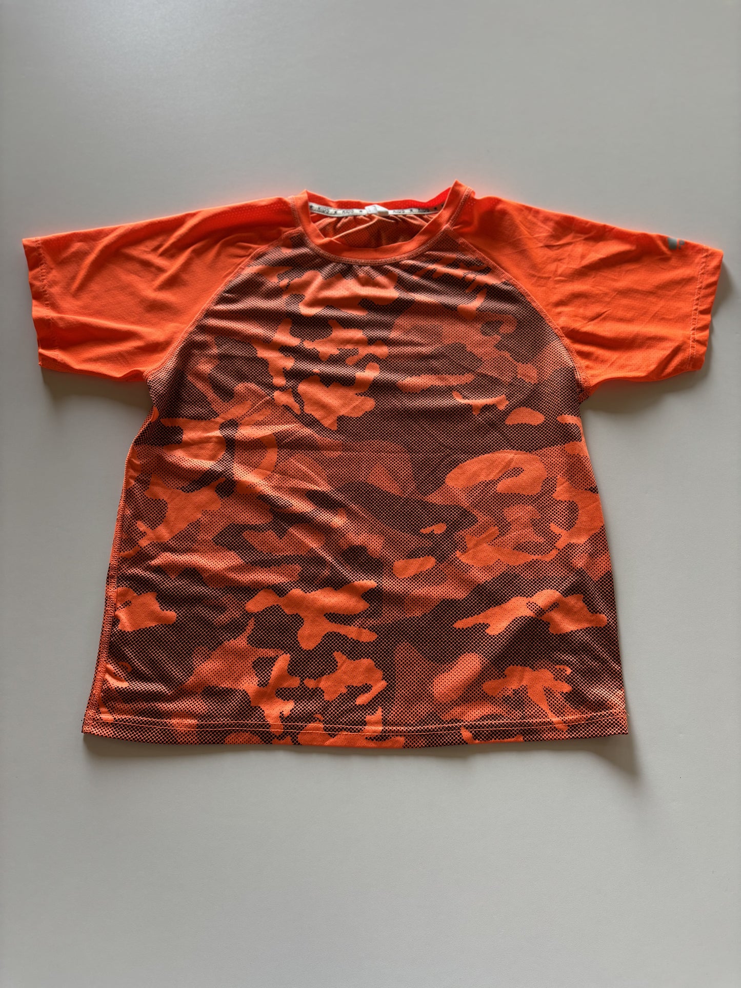 Orange Camo Athletic Tee