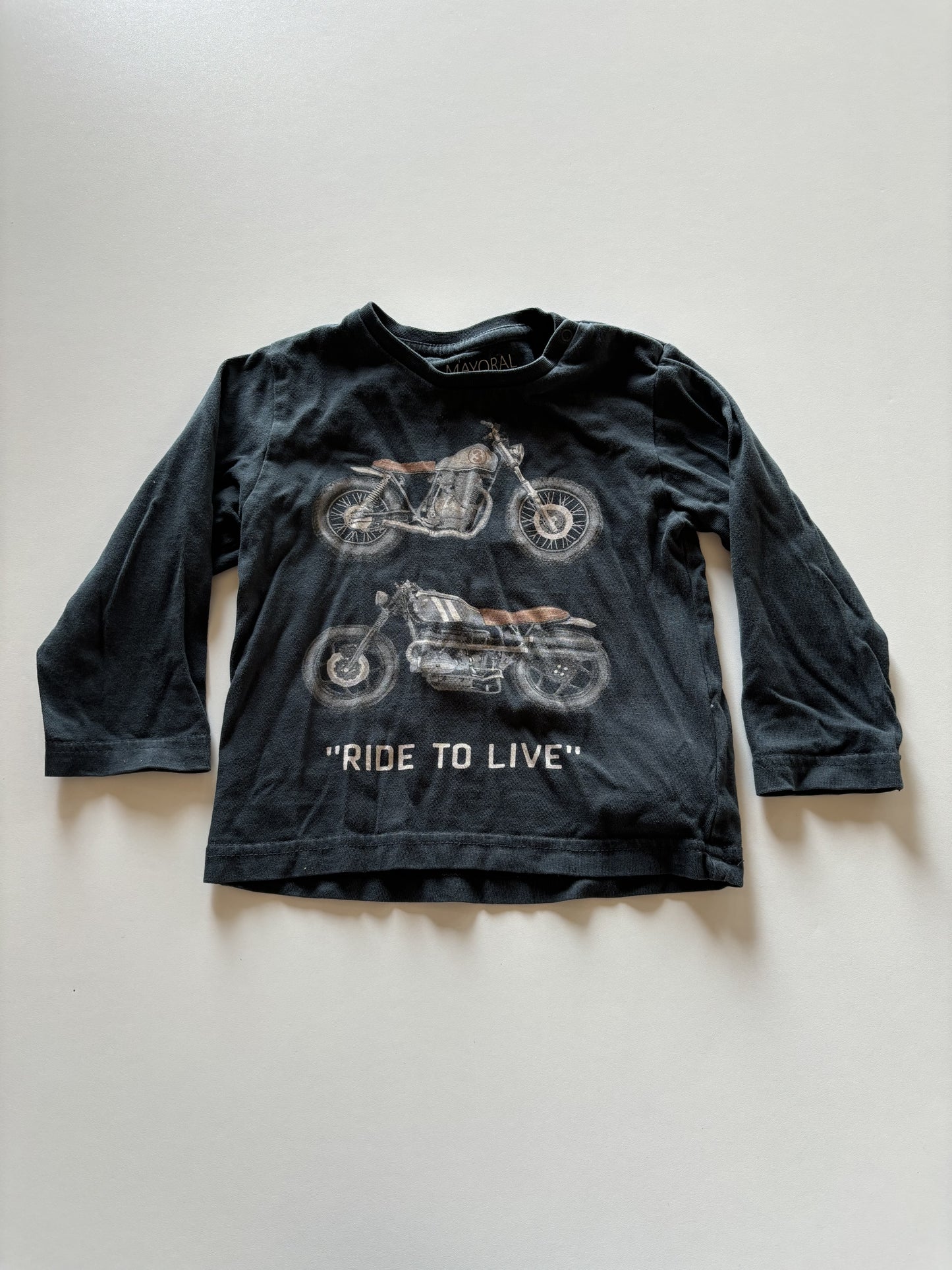 Charcoal Motorcycle Shirt