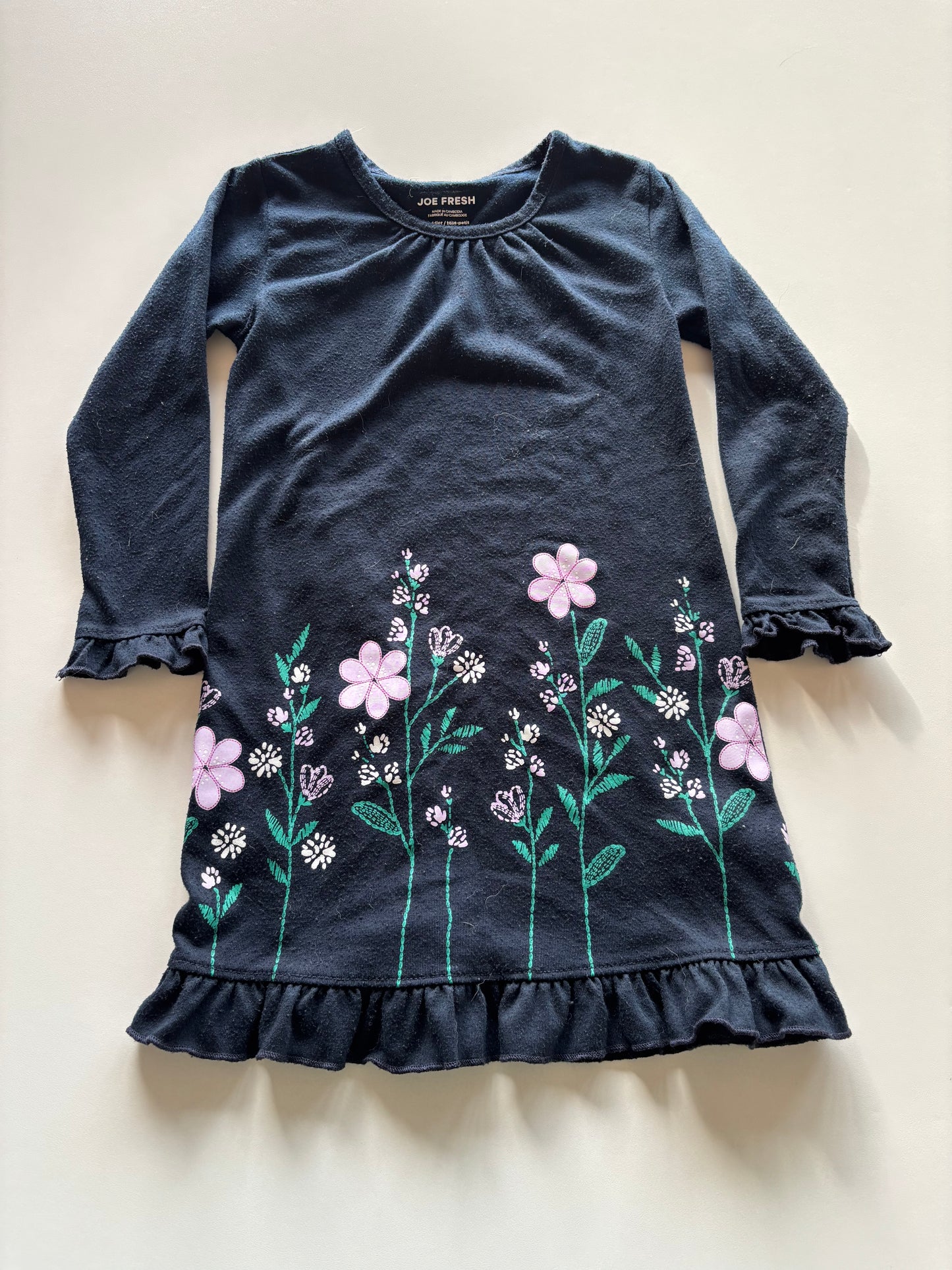 Navy Floral Nightie