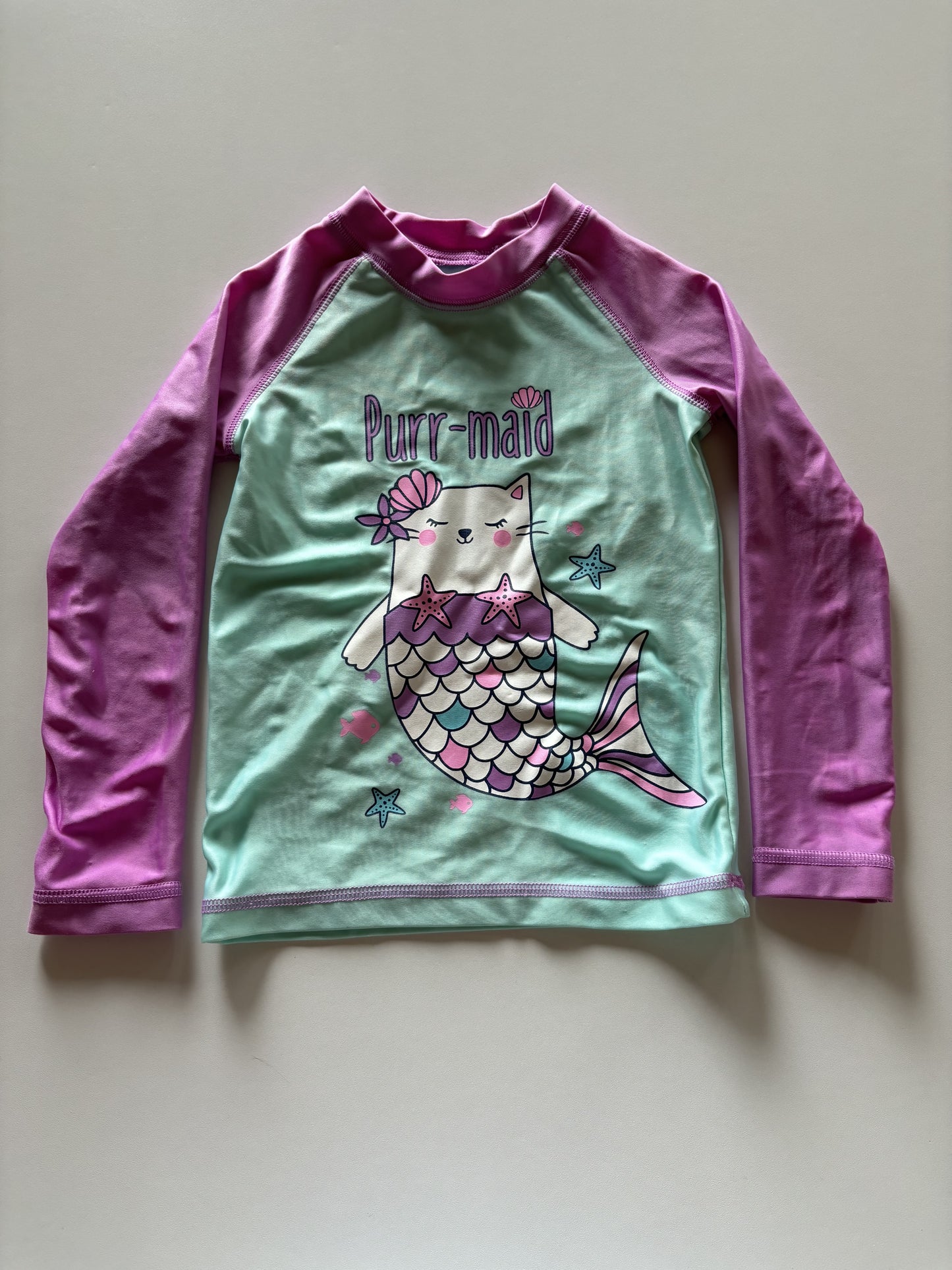 Purr-maid Rash Guard