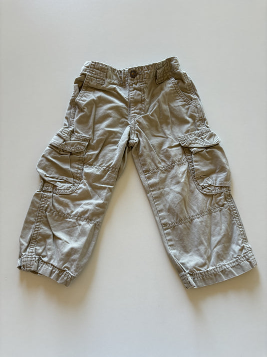 Beige Cargo Pants