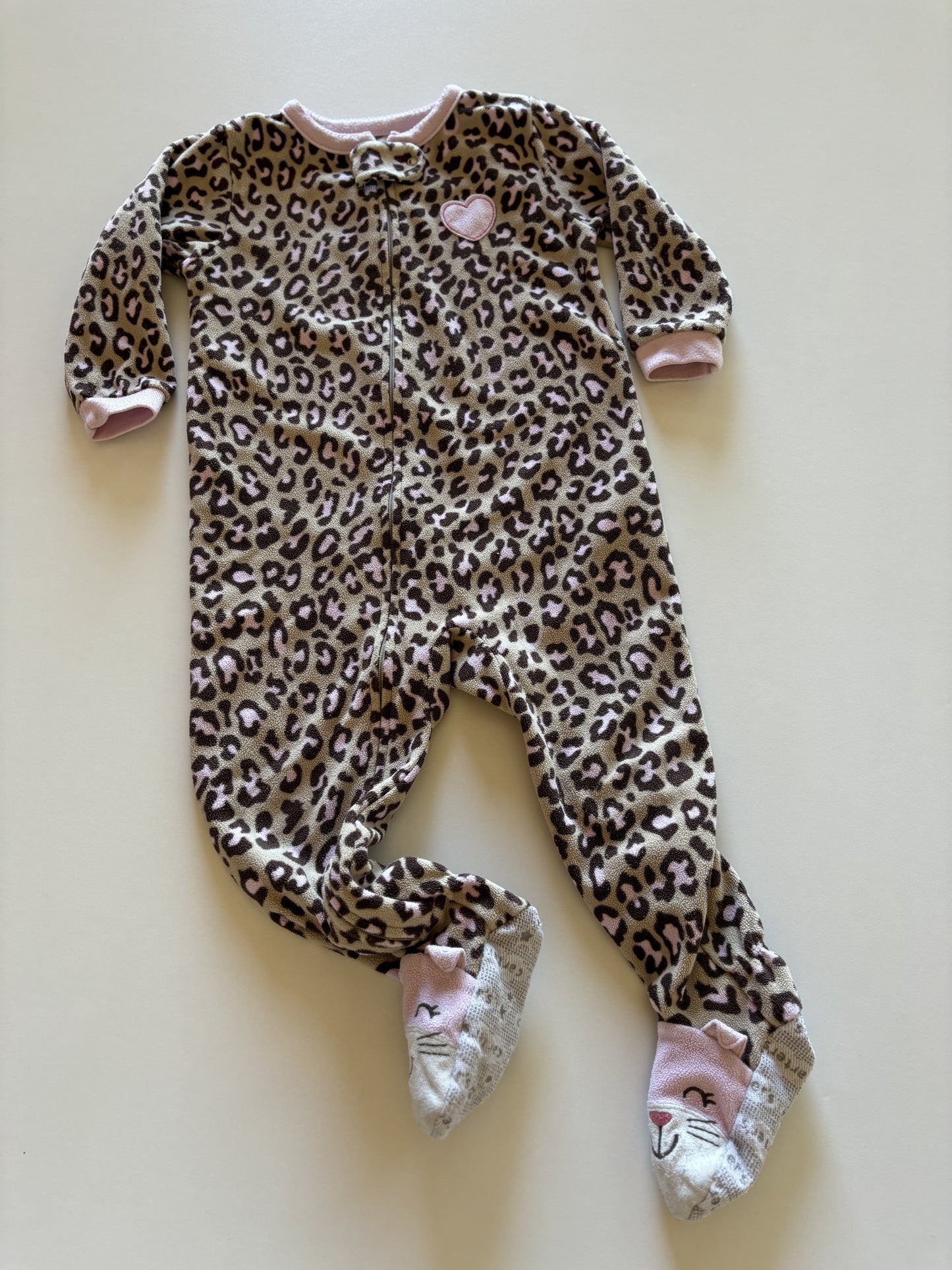 Leopard Fleece Sleeper