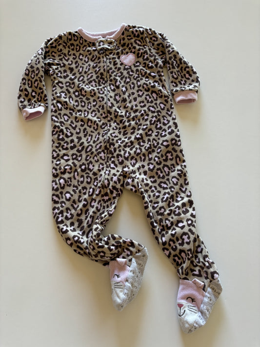 Leopard Fleece Sleeper