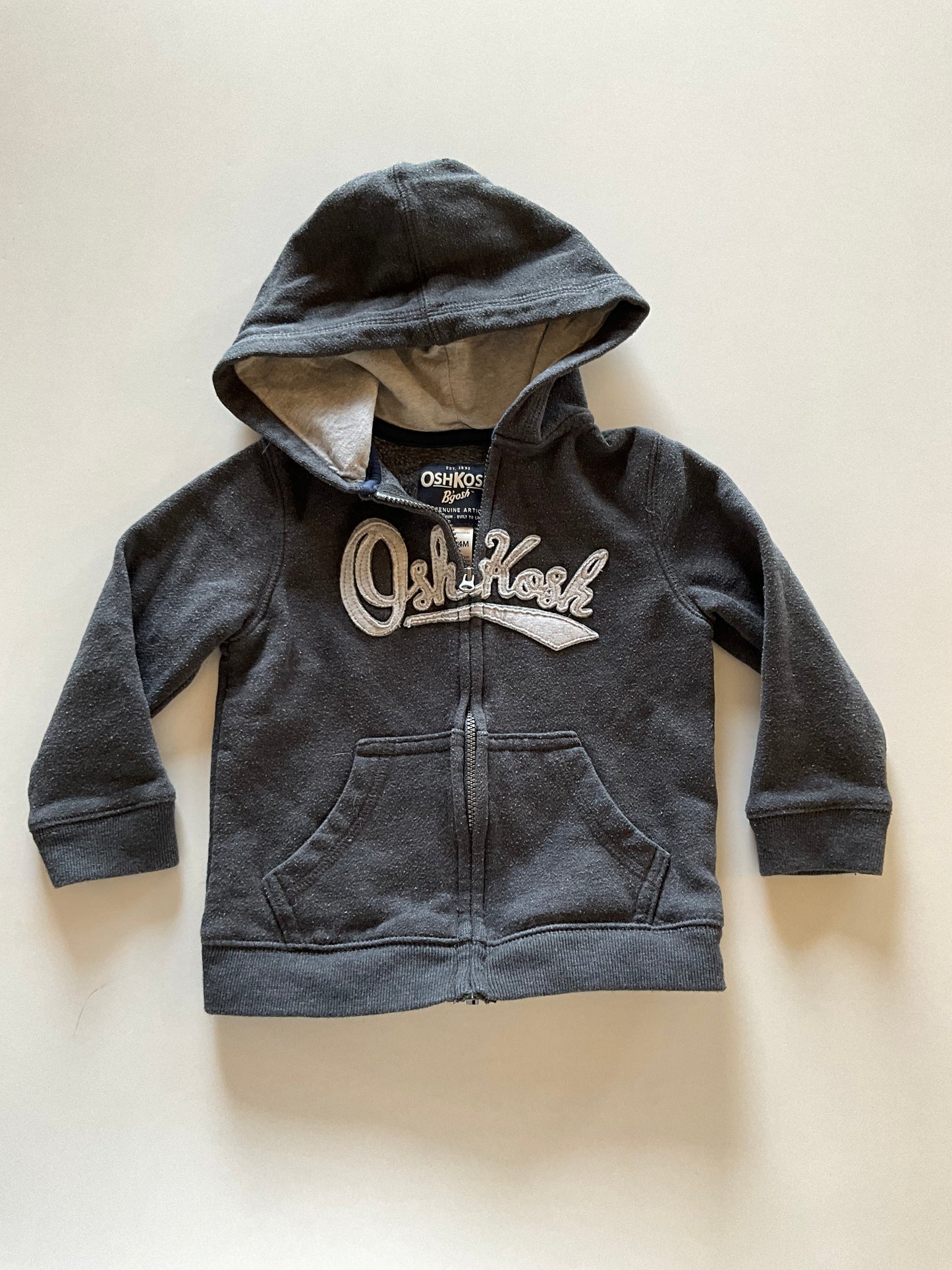 Grey Zip Up Hoodie