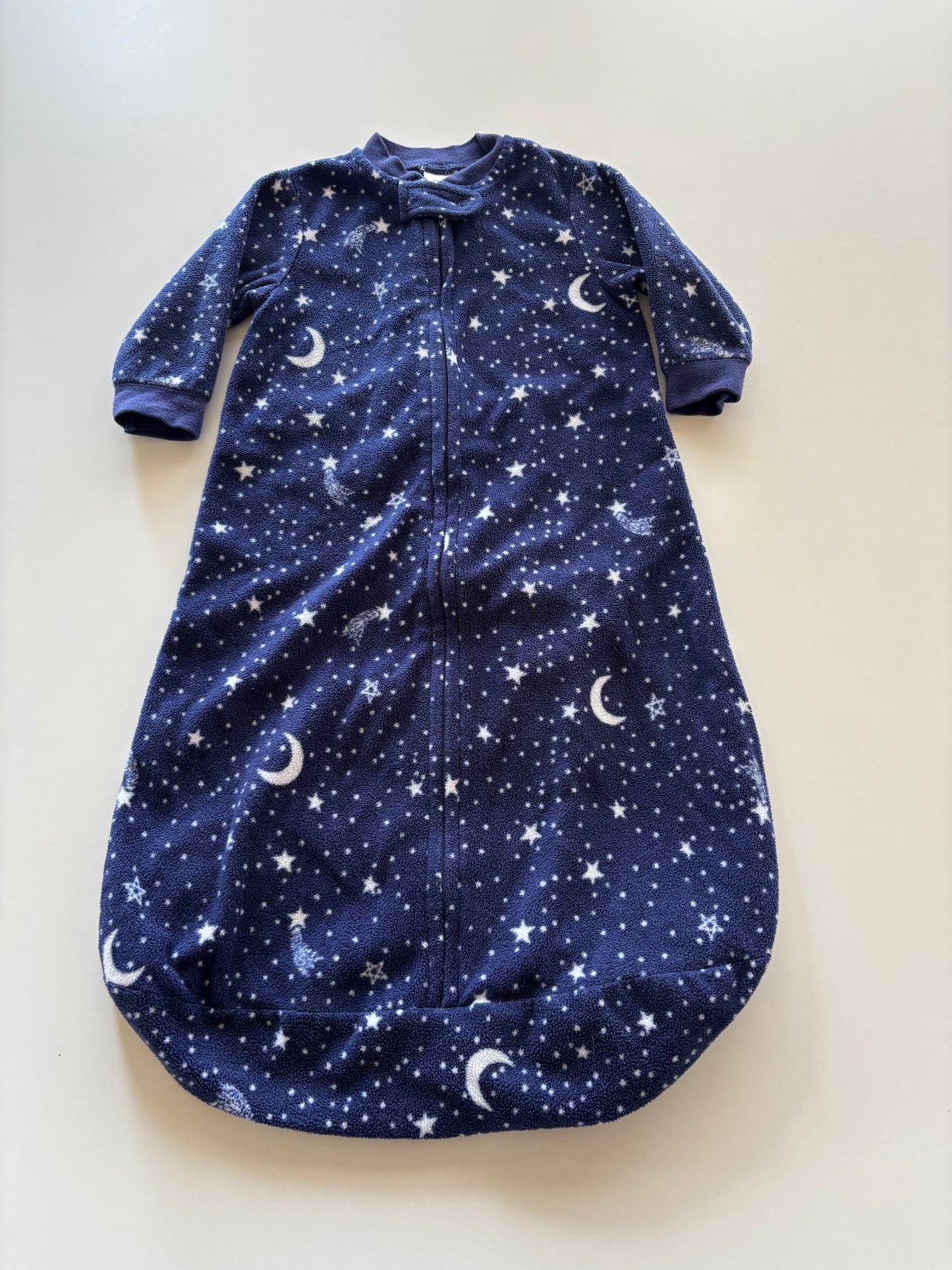 Navy Stars Fleece Sleepsack