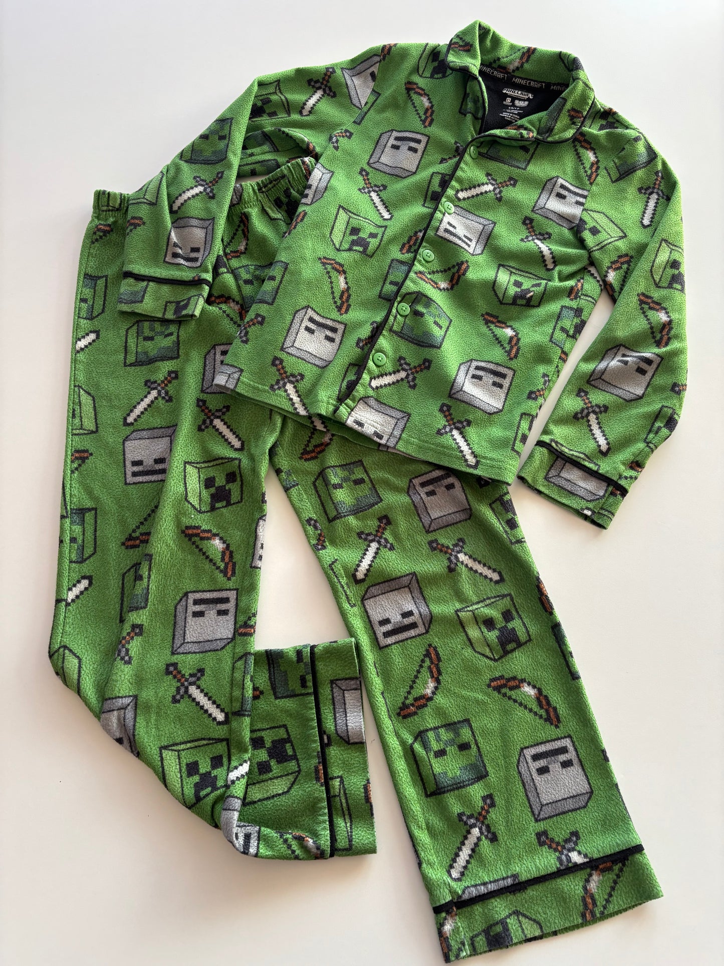 2pc Minecraft Pajamas