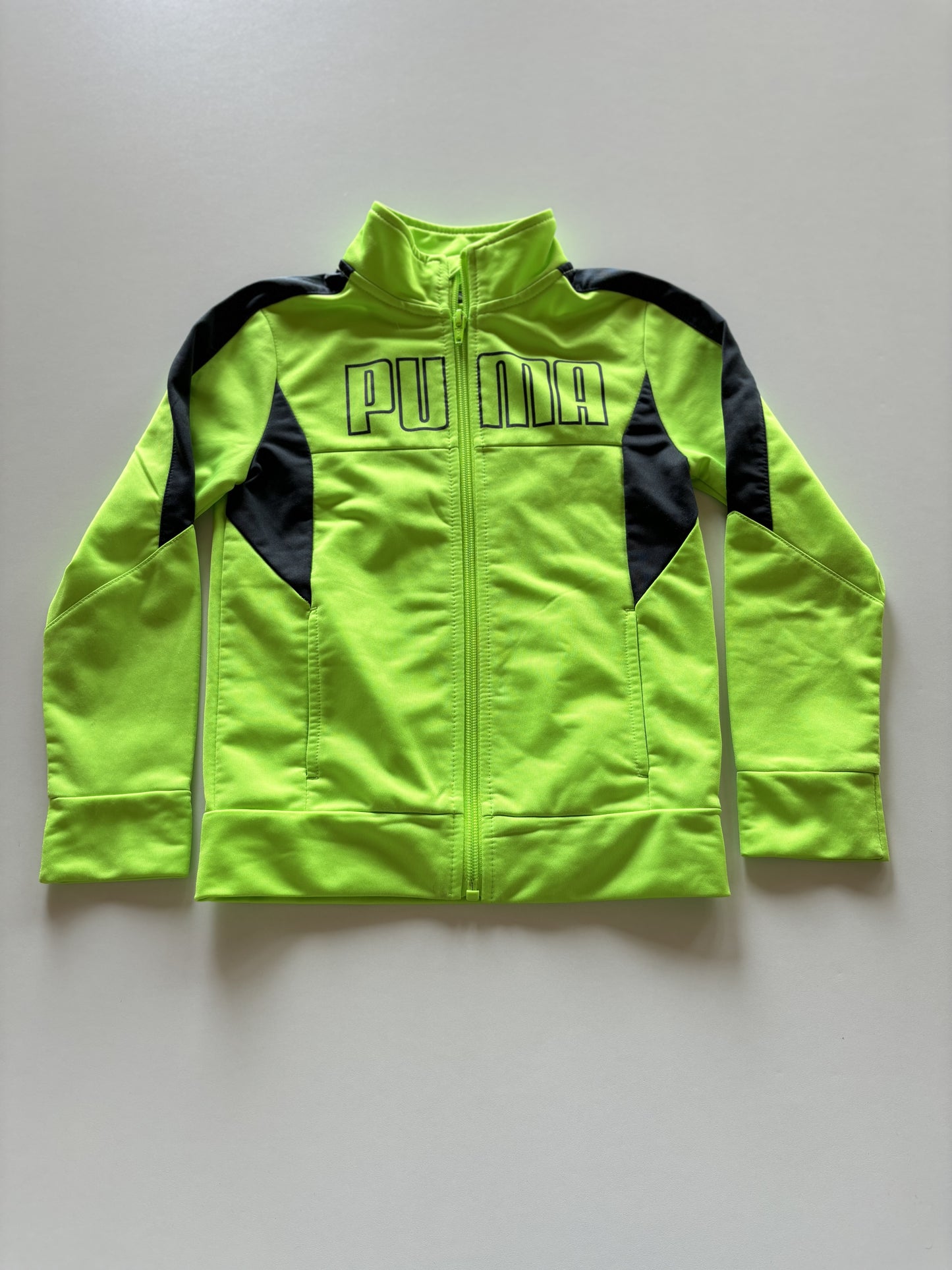 Neon Lime Puma Zip Up