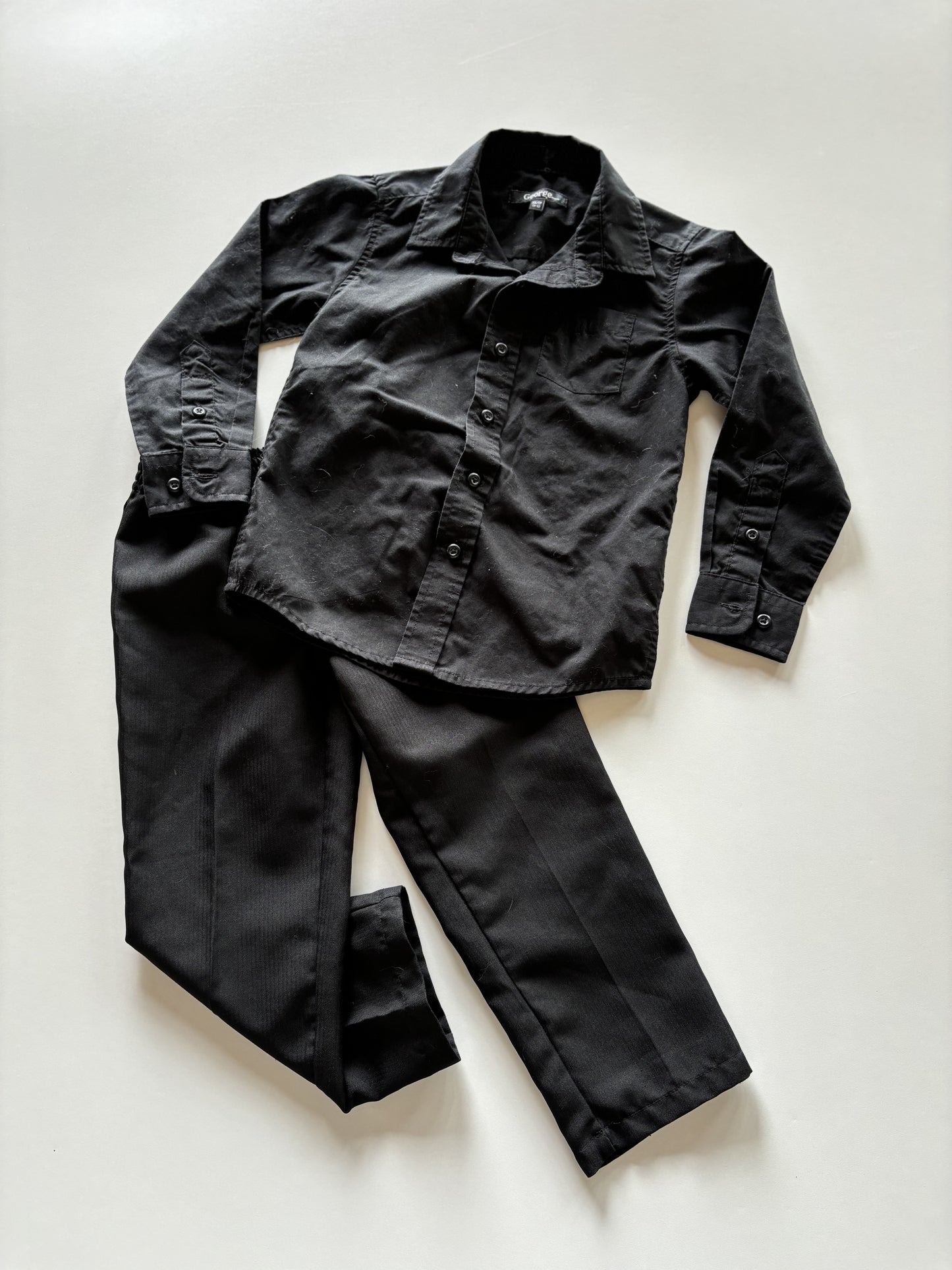 2pc Black Dressy Outfit